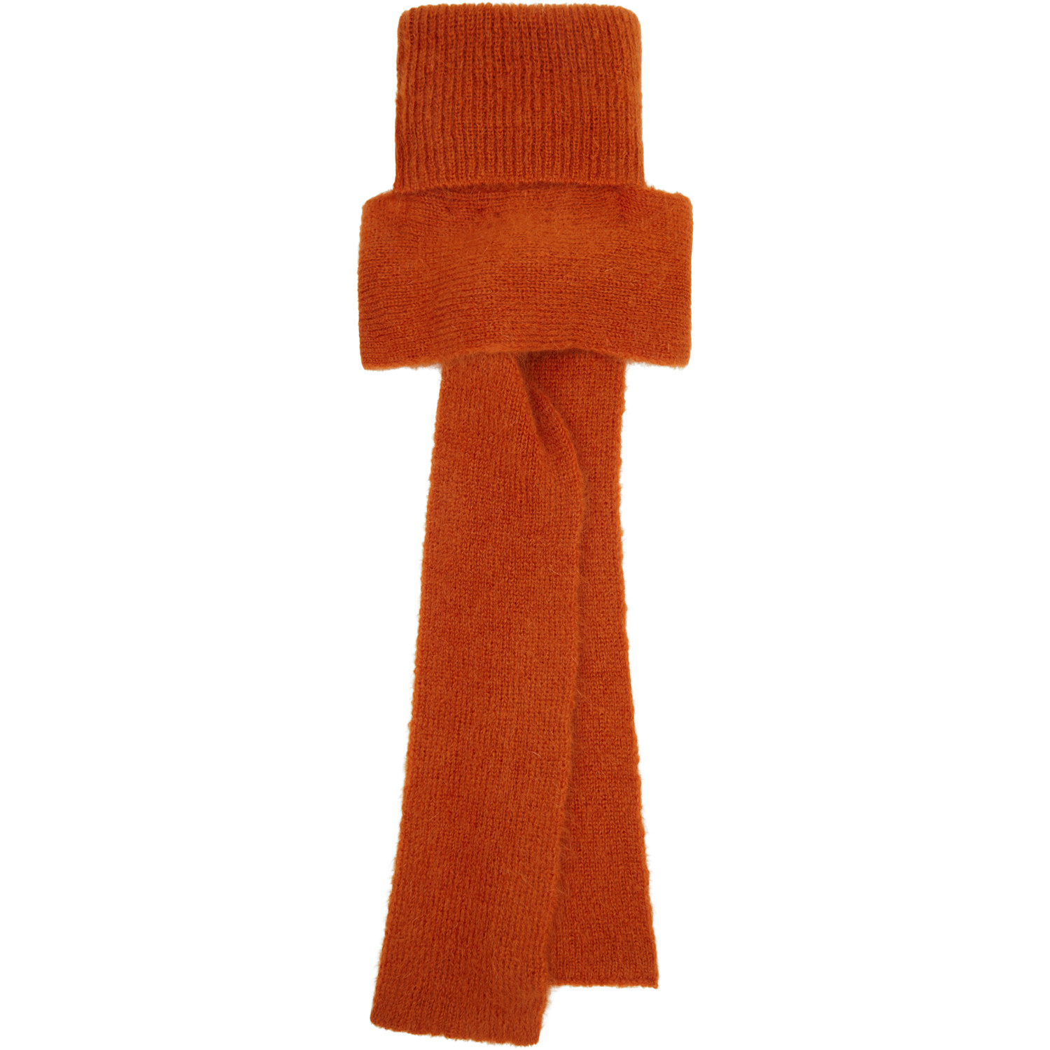  Dries Van Noten Orange Techno Scarf 