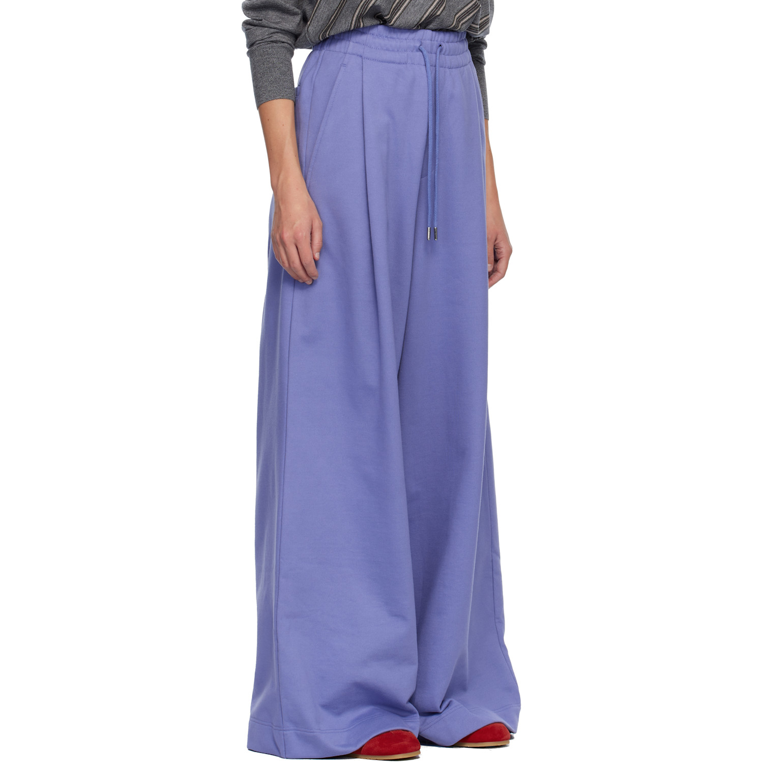 Dries Van Noten Purple Loose Sweatpants 
