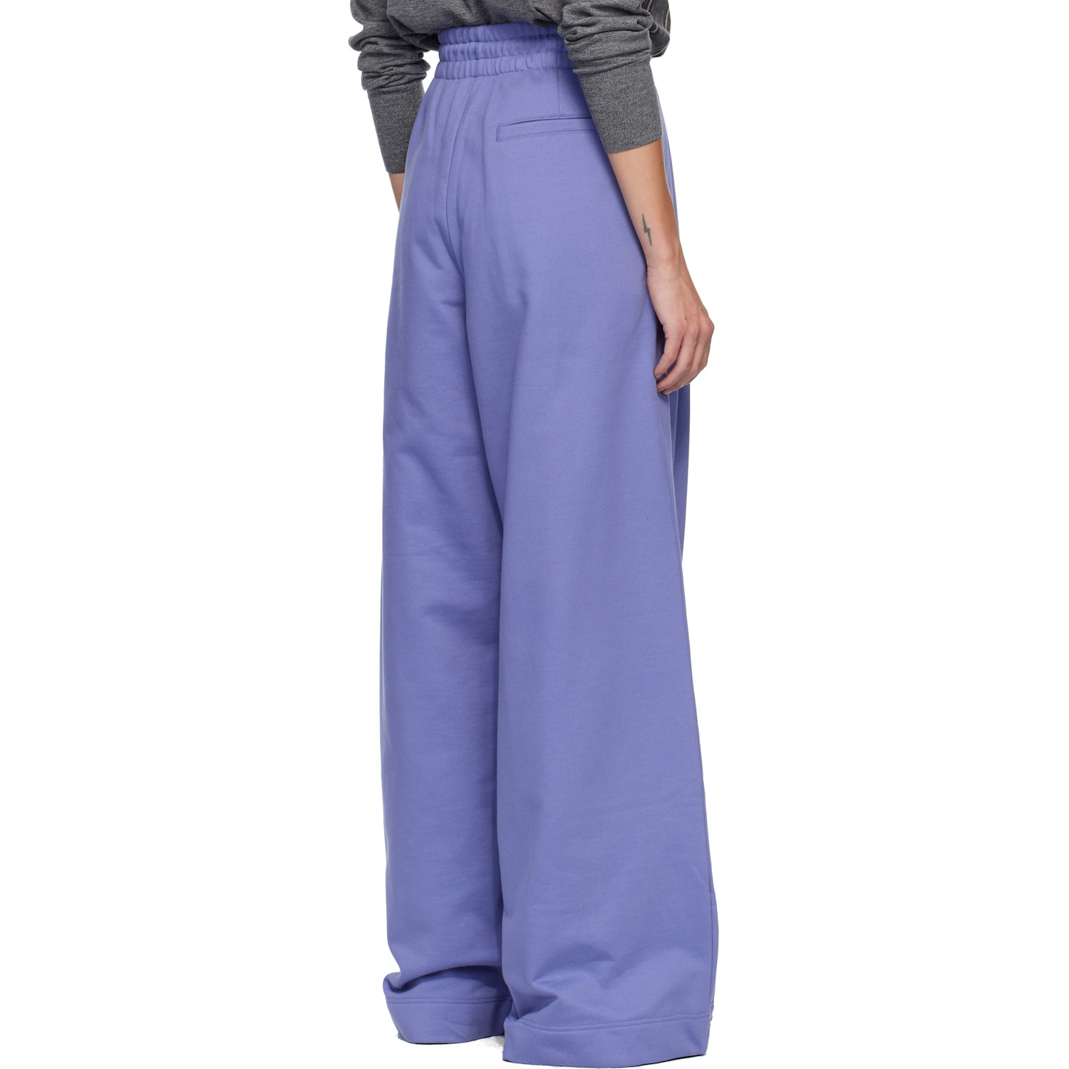  Dries Van Noten Purple Loose Sweatpants 
