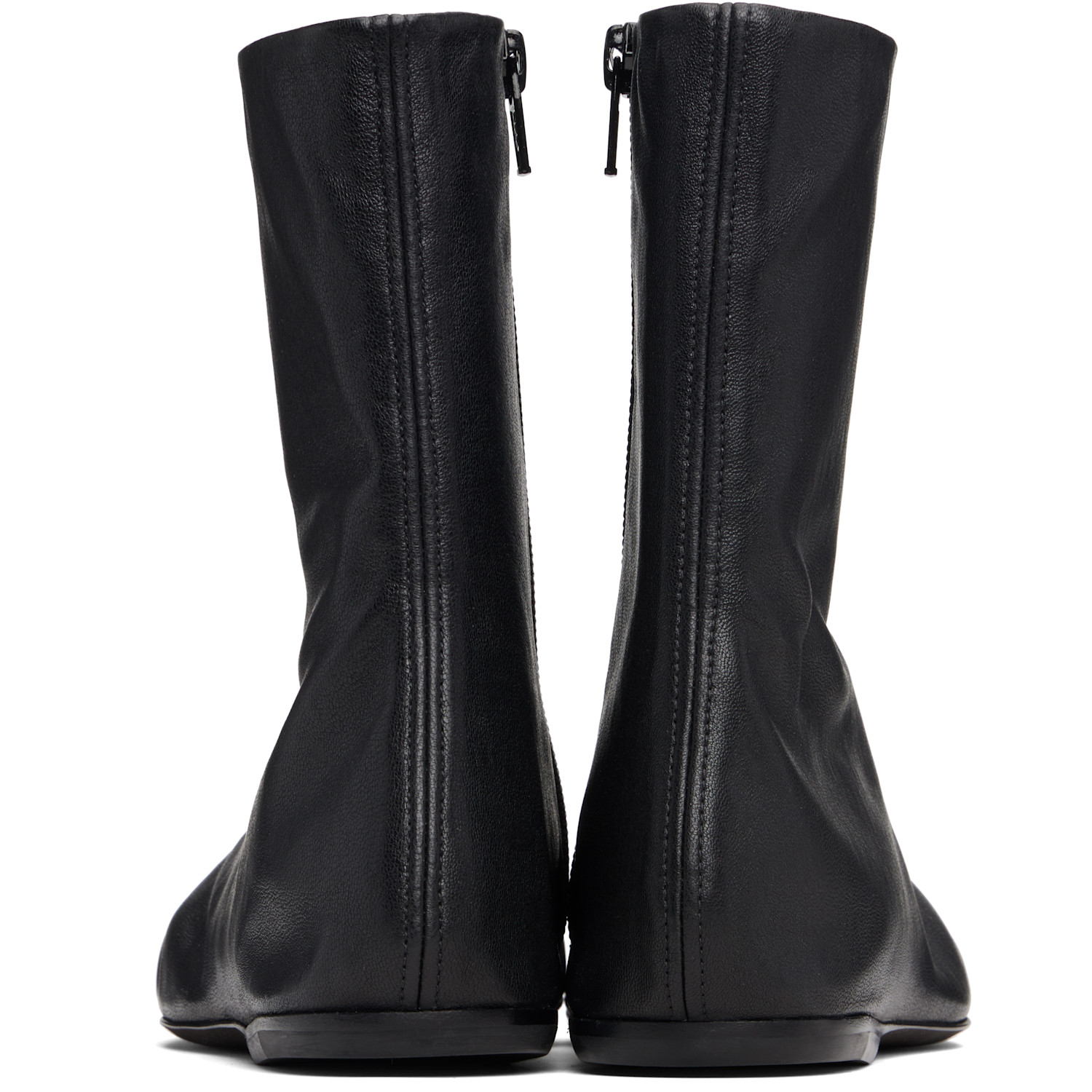  Dries Van Noten Black Ankle Boots 