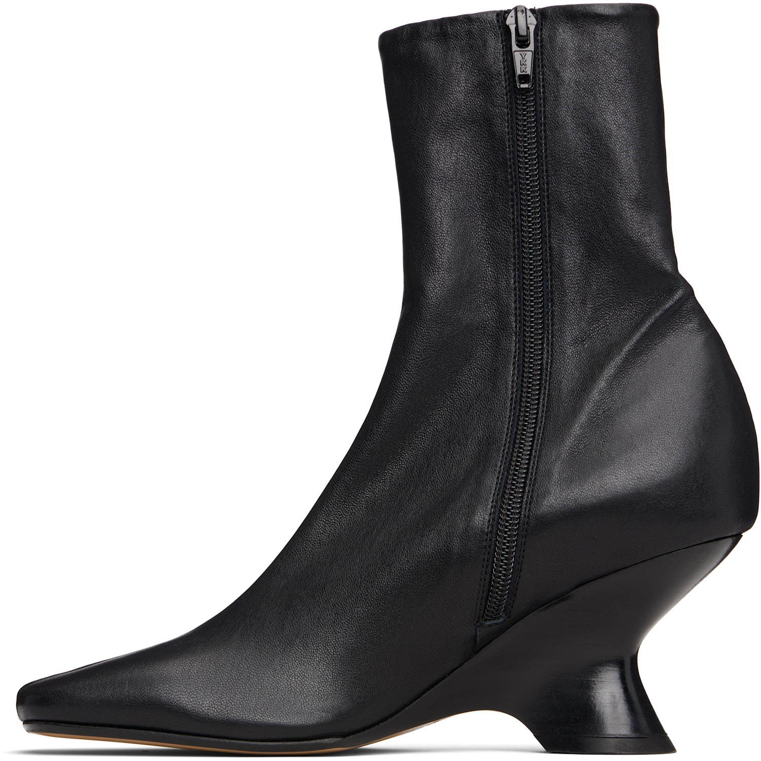  Dries Van Noten Black Heeled Ankle Boots 