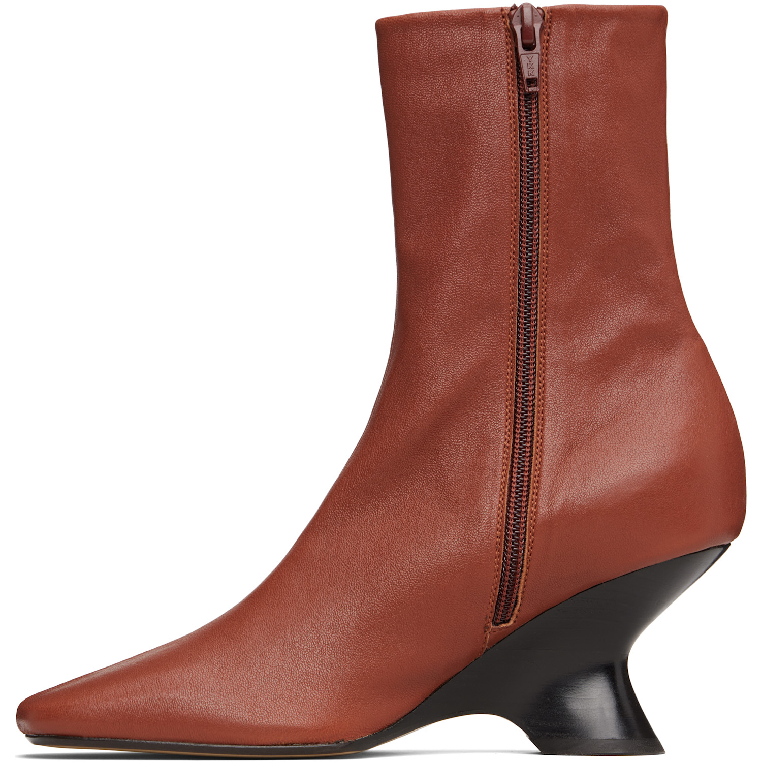  Dries Van Noten Brown Heeled Ankle Boots 