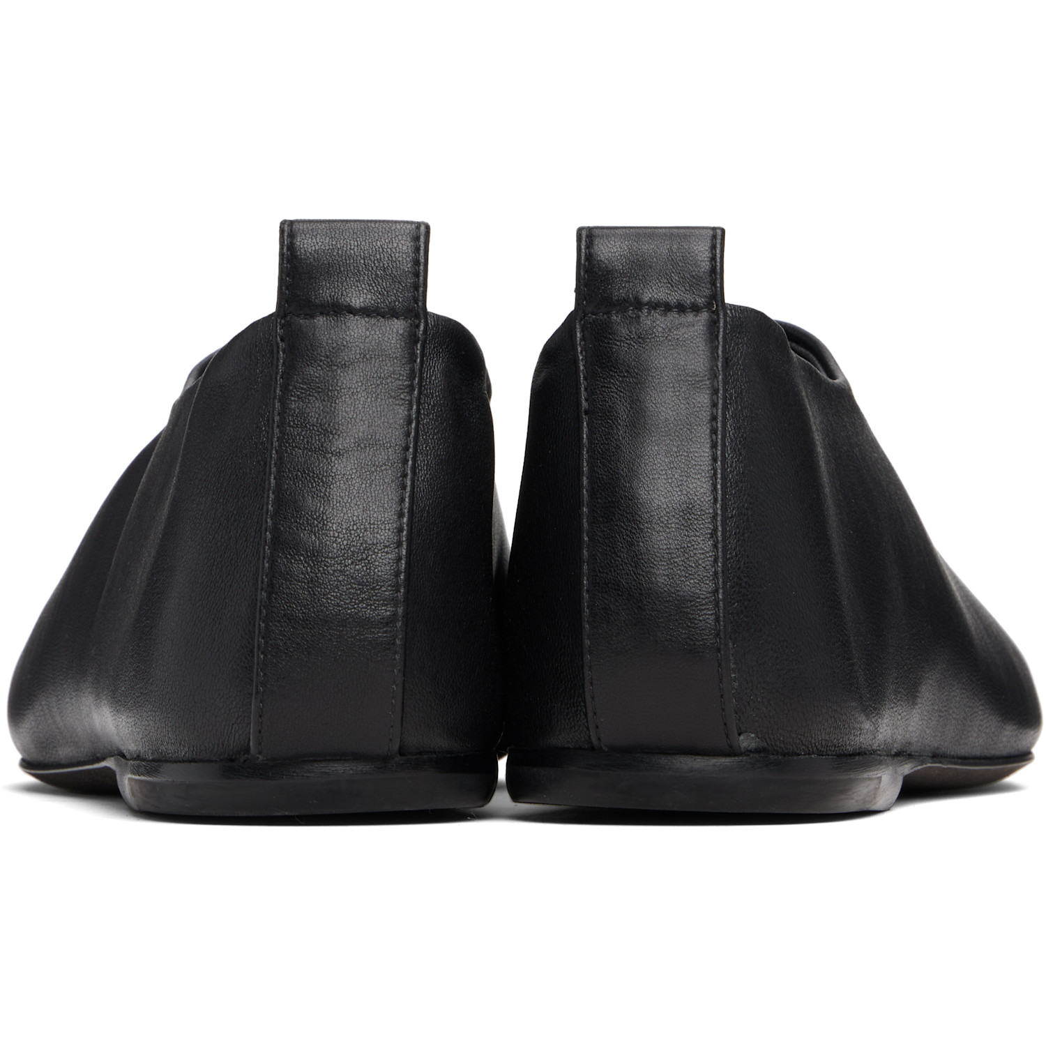  Dries Van Noten Black Square Toe Loafers 