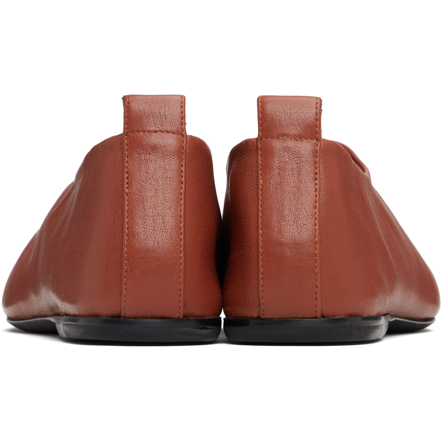  Dries Van Noten Brown Square Toe Loafers 