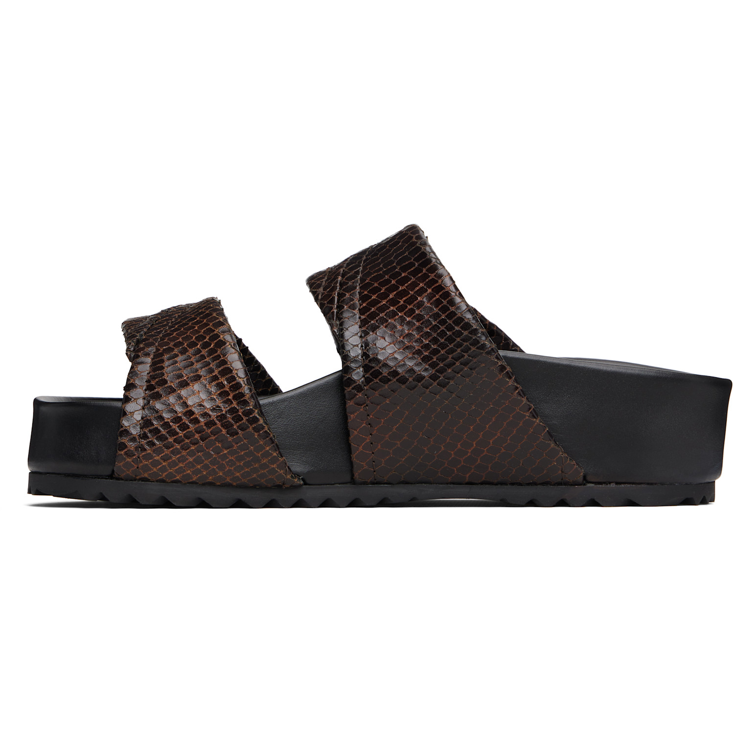  Dries Van Noten Brown Leather Sandals 