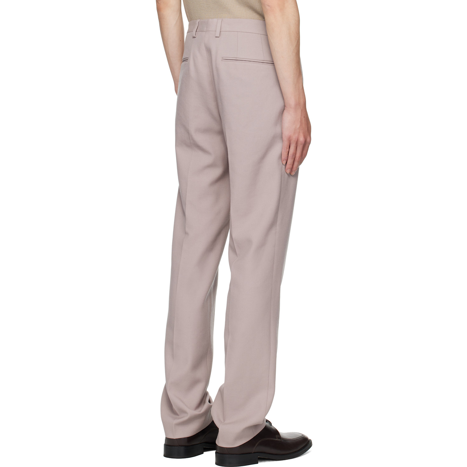  Dries Van Noten Purple Wool Trousers 