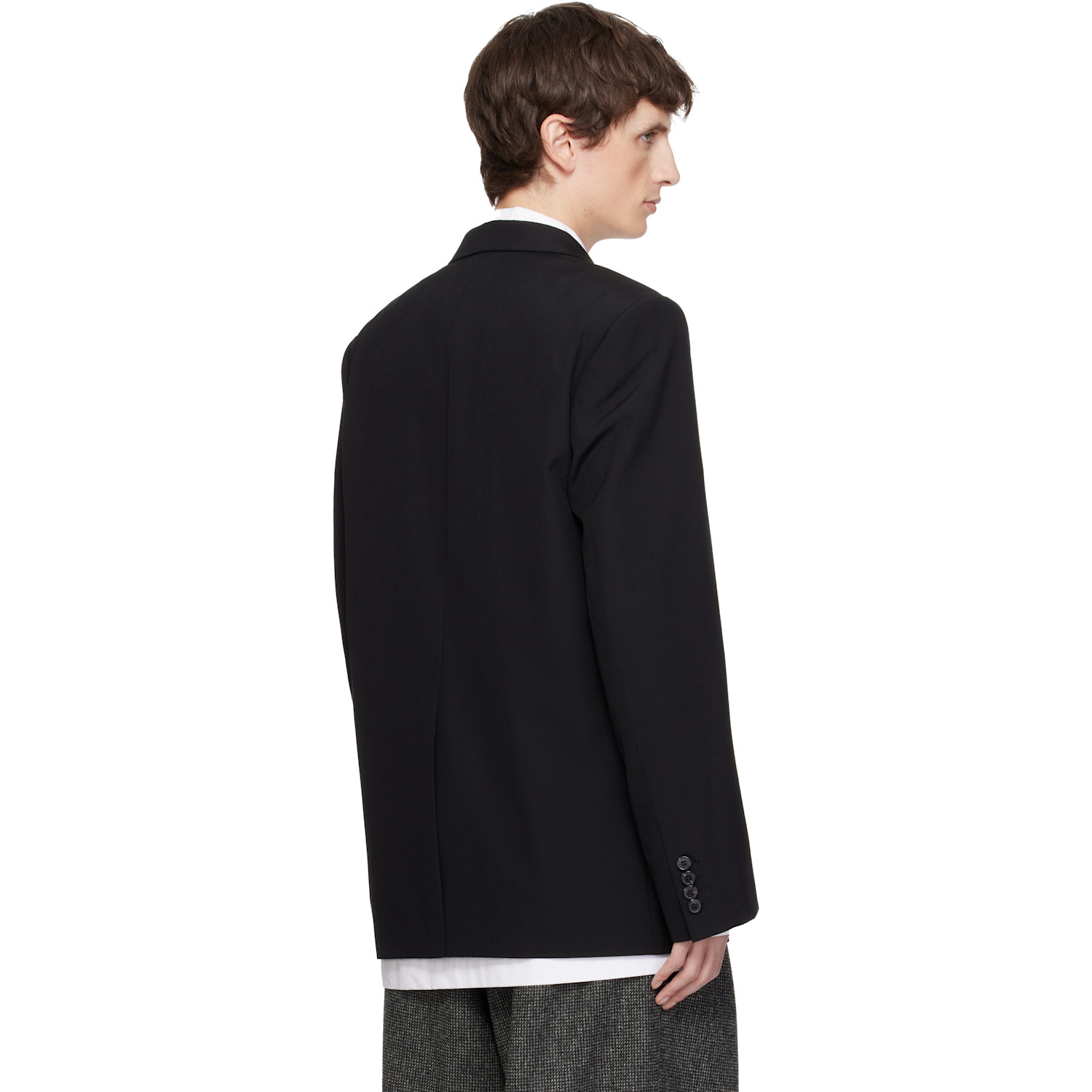  Dries Van Noten Black Wool Blazer 