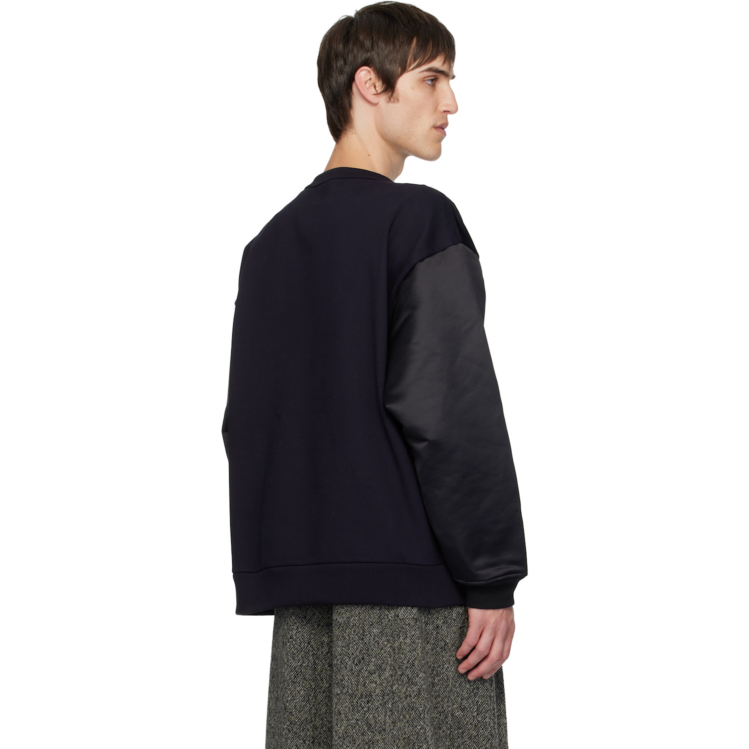  Dries Van Noten Black Printed Sweatshirt 