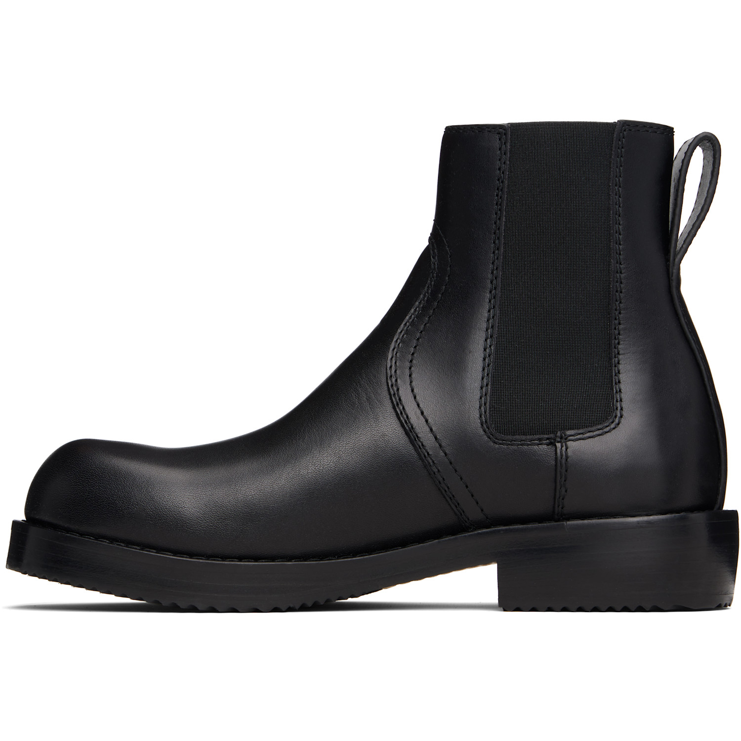  Dries Van Noten Black Leather Chelsea Boots 