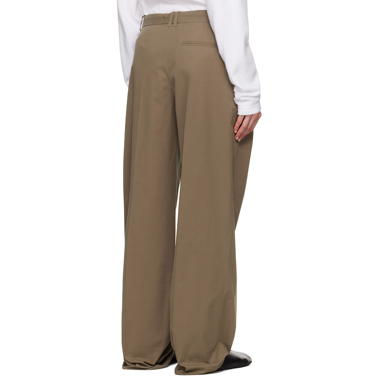  The Row Taupe Alfidis Trousers 