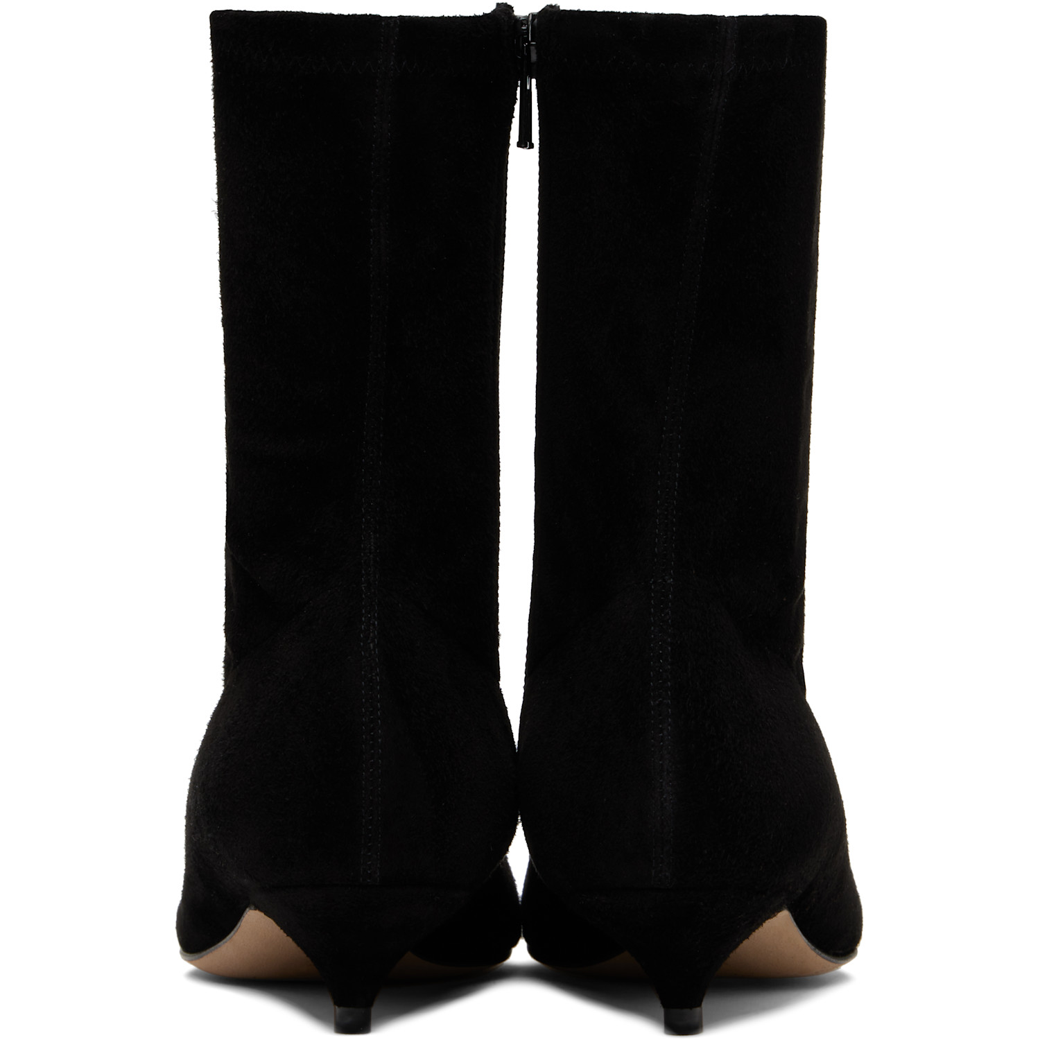  The Row Black Liisa Kitten Boots 