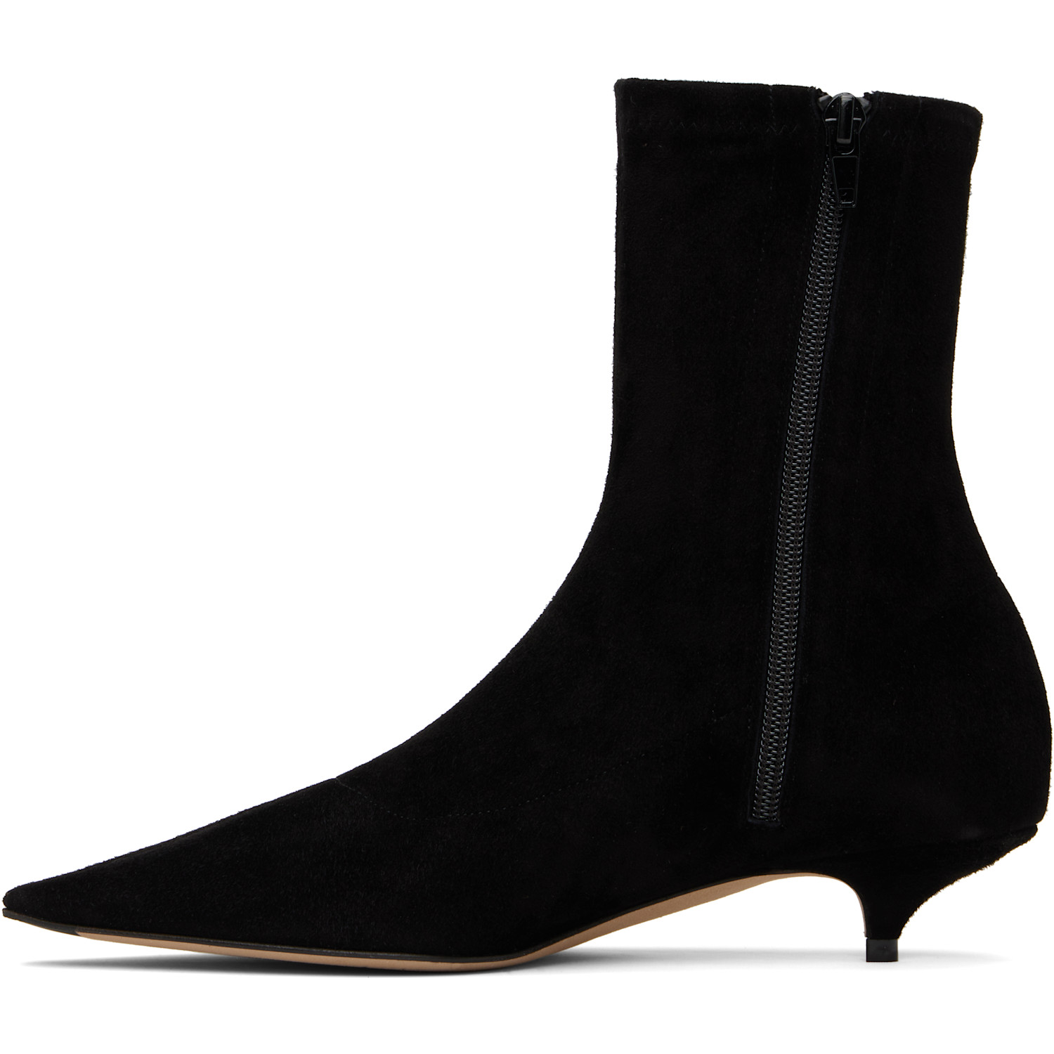  The Row Black Liisa Kitten Boots 