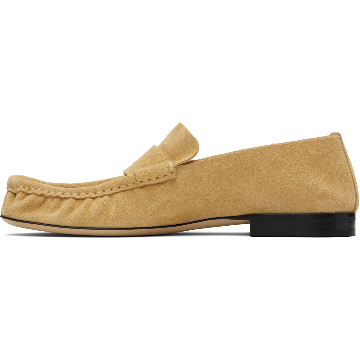  The Row Tan Soft Loafers 
