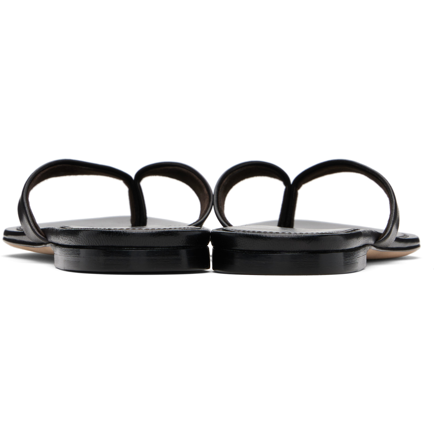  The Row Black Sacha Flip-flops 