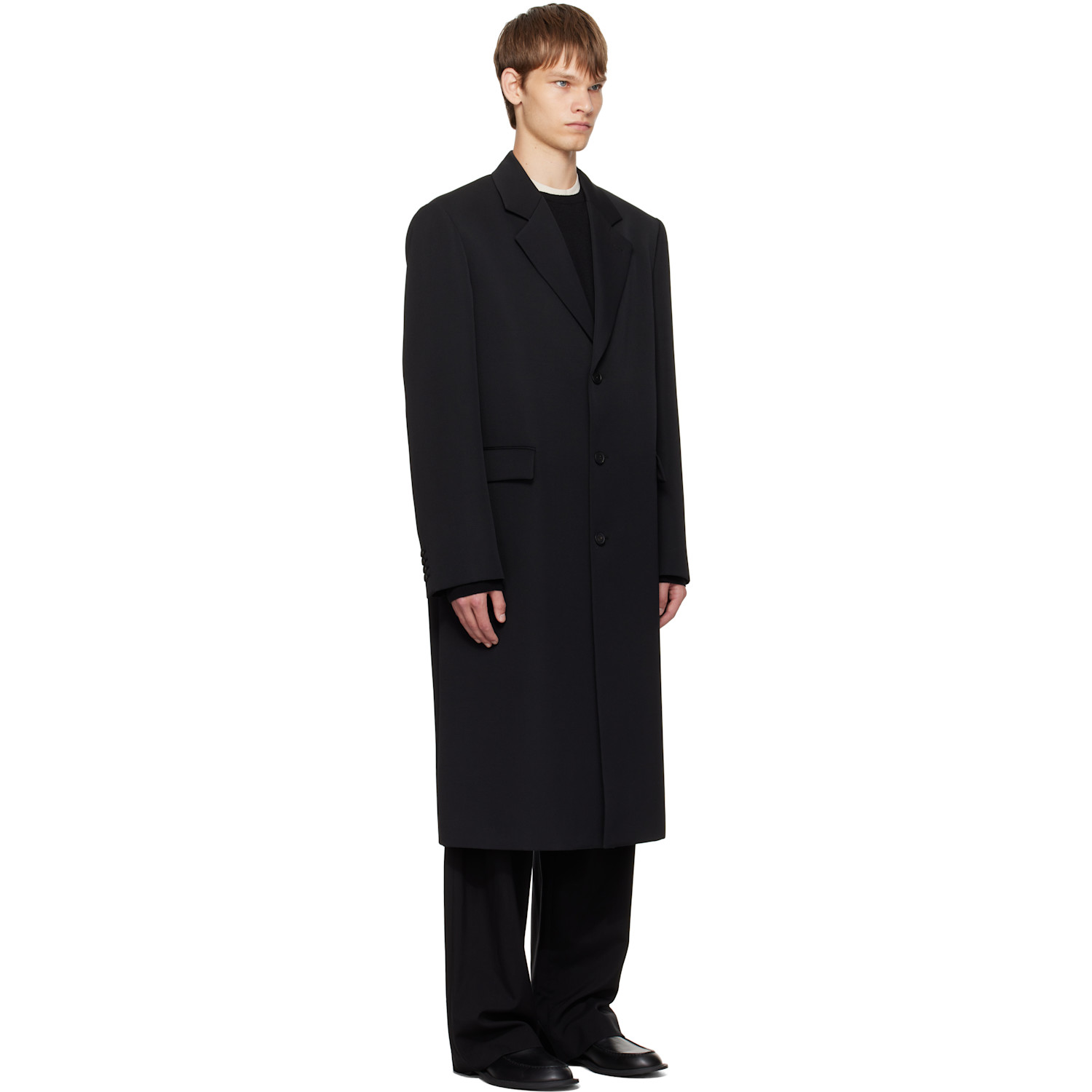  The Row Black Compa Coat 