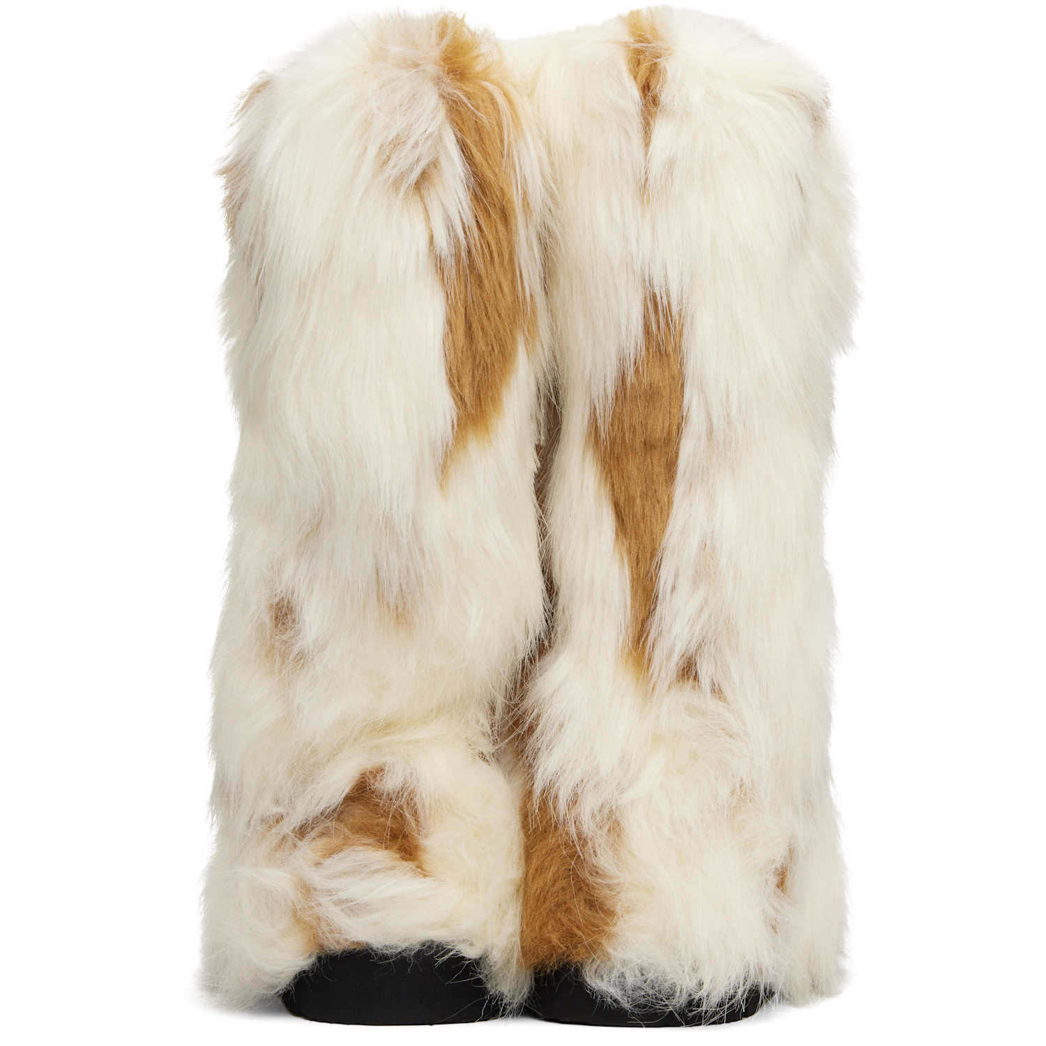  Epingler Beige & Brown Fofo Long Boots 