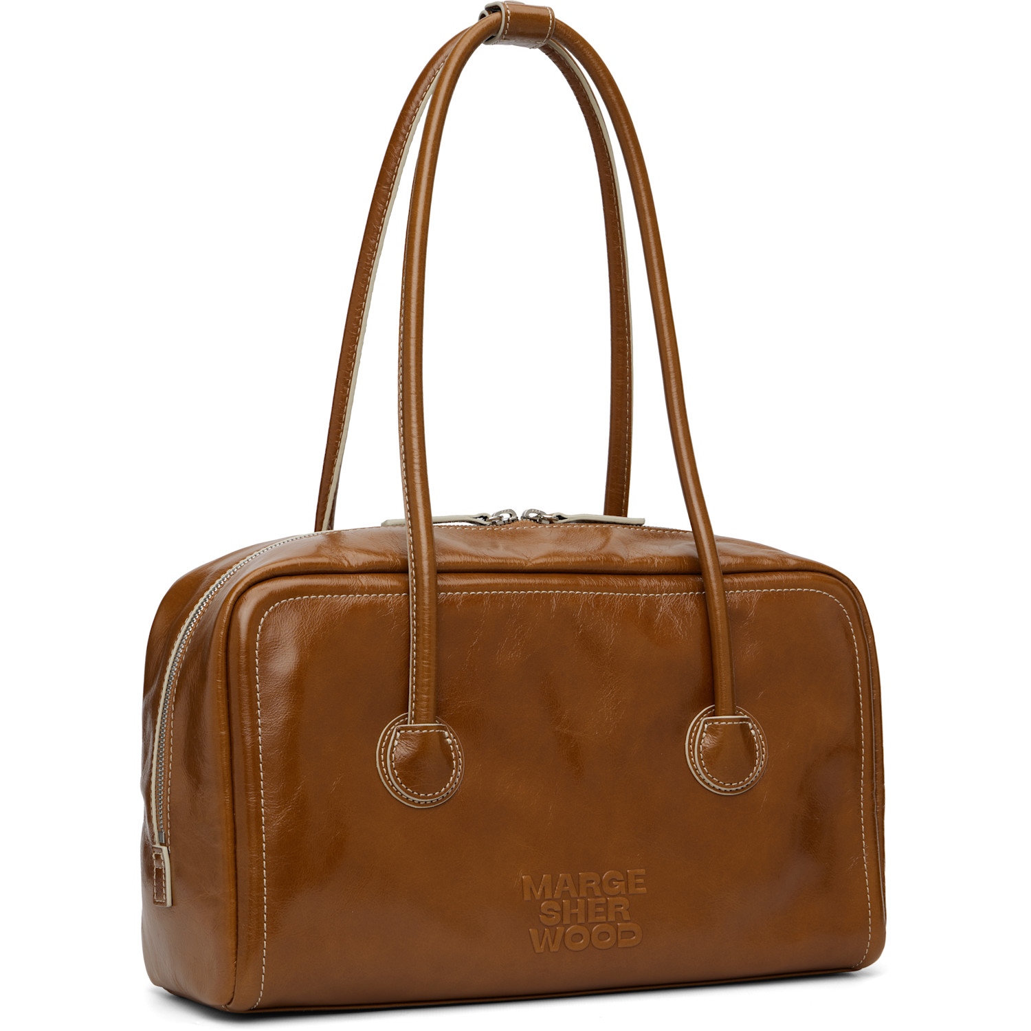  Margesherwood Brown Soft Boston Bag 