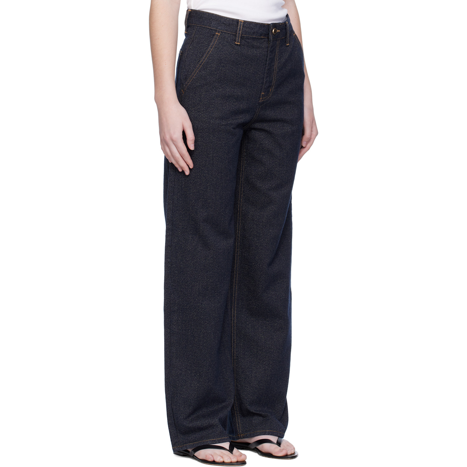  Arch The Navy Point Button Jeans 