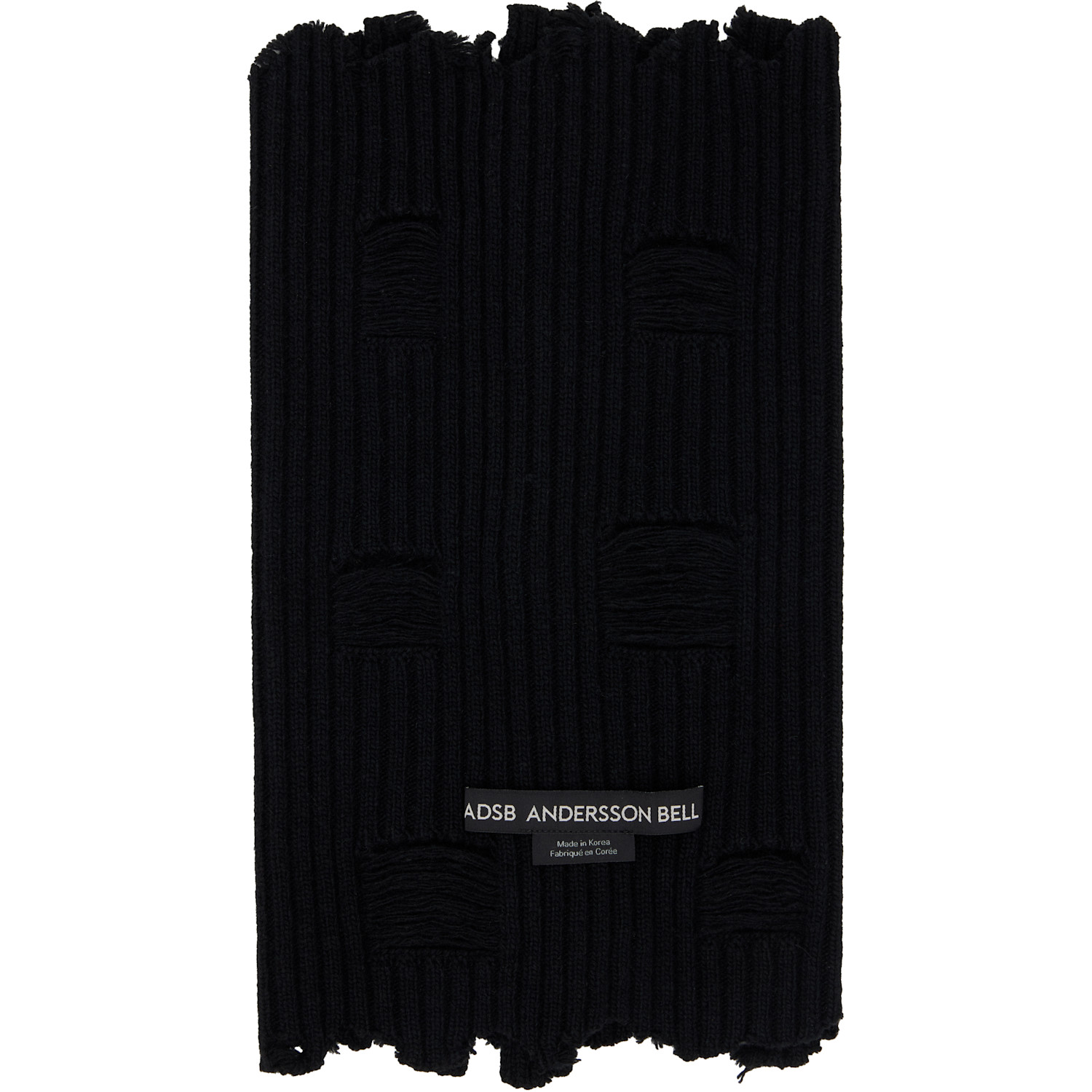  Andersson Bell Black Roghen Wool Tube Scarf 
