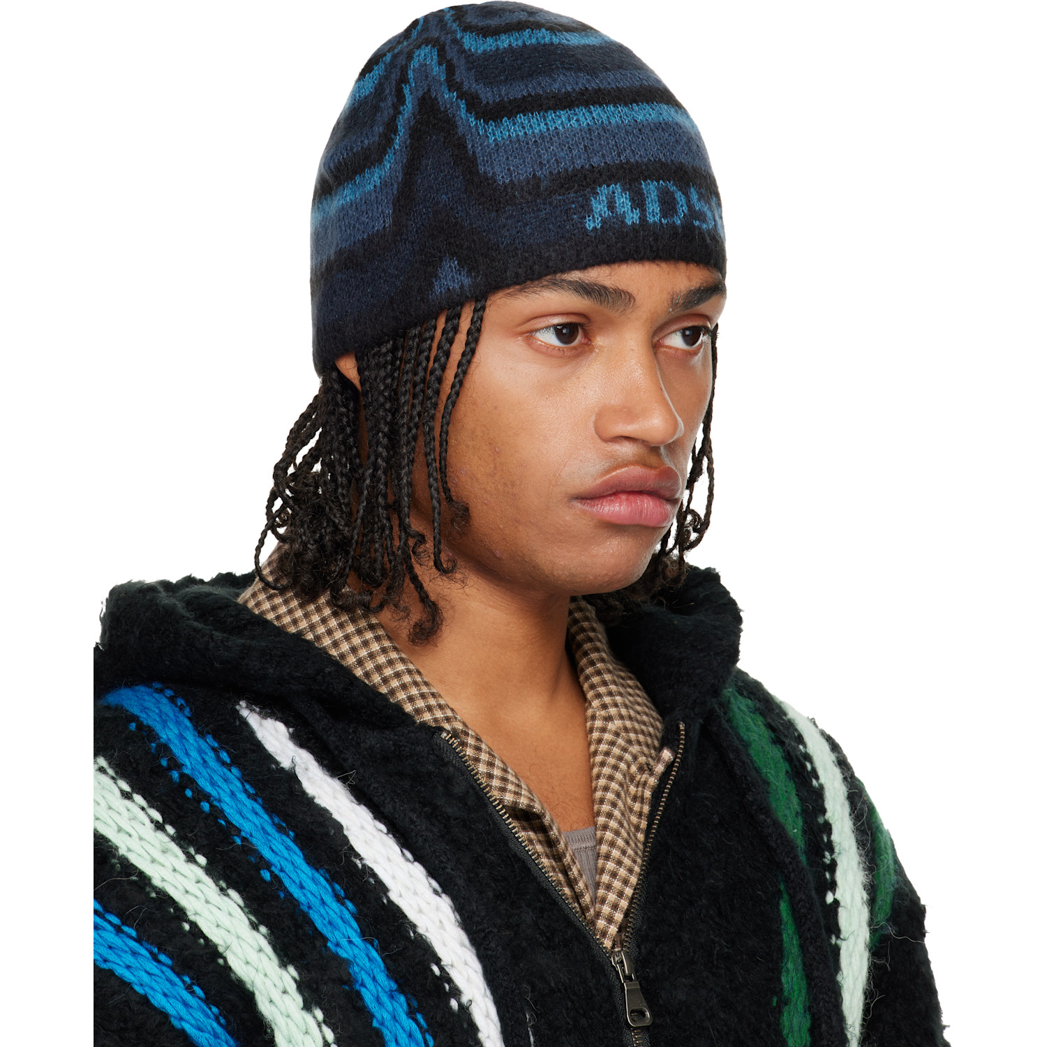  Andersson Bell Navy Paint Beanie 