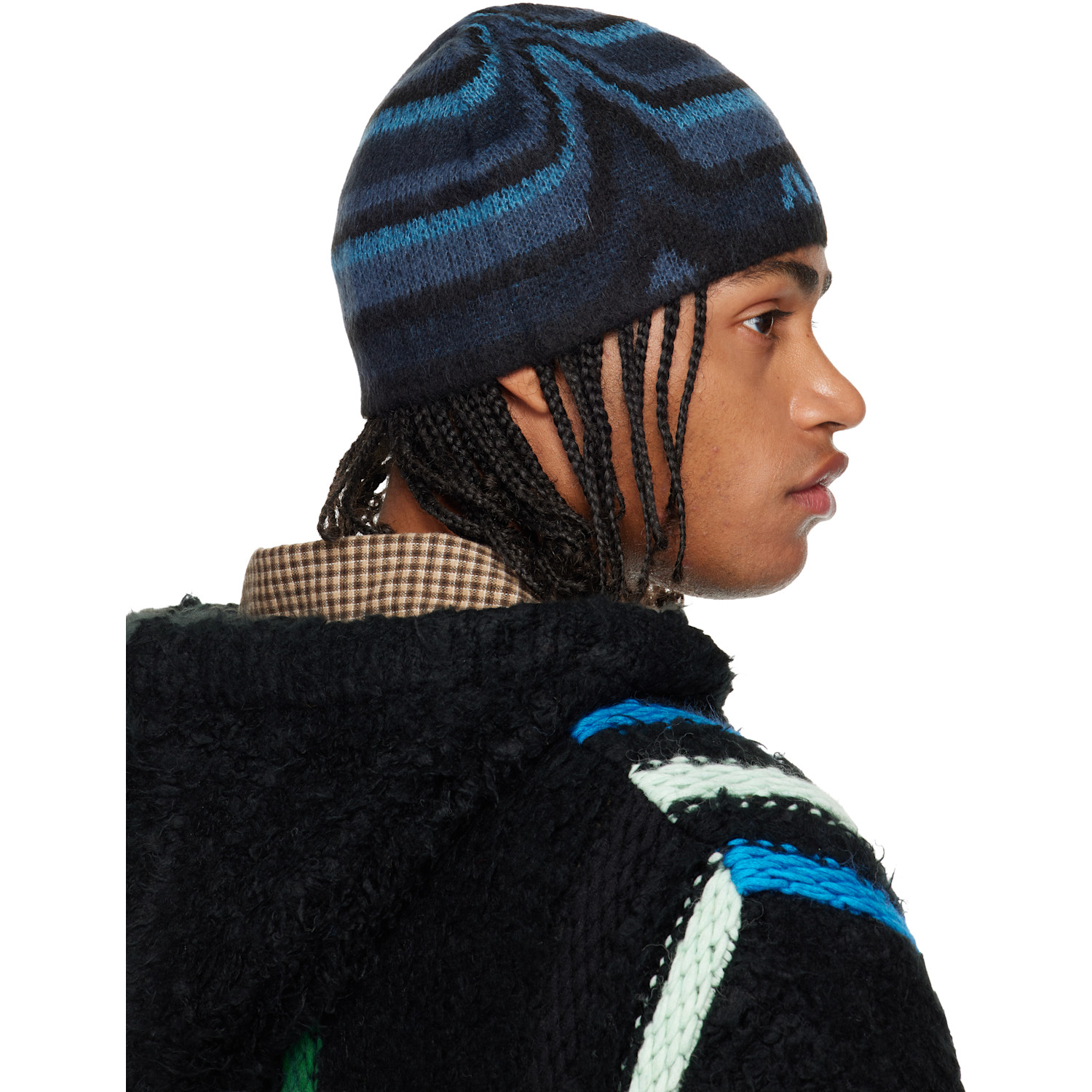  Andersson Bell Navy Paint Beanie 