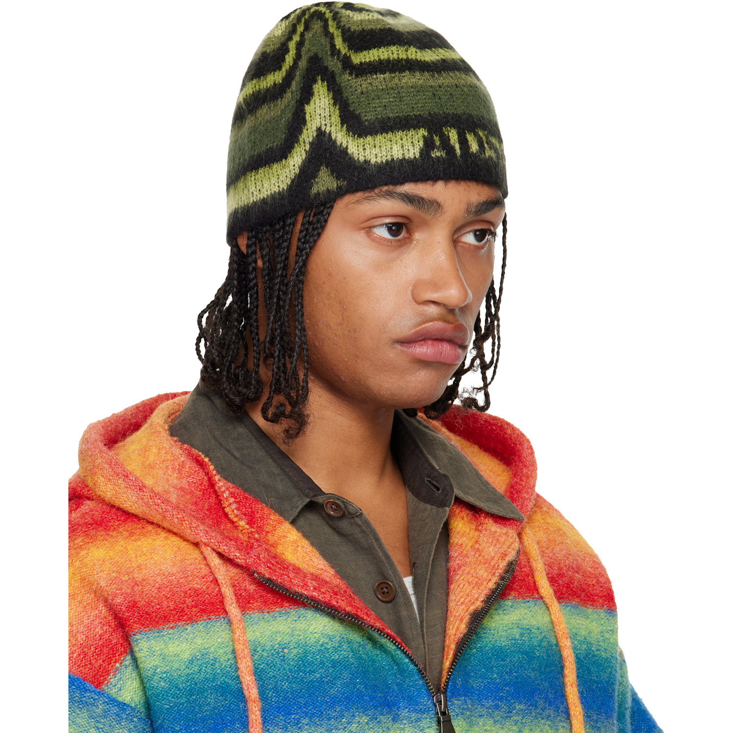  Andersson Bell Khaki Paint Beanie 