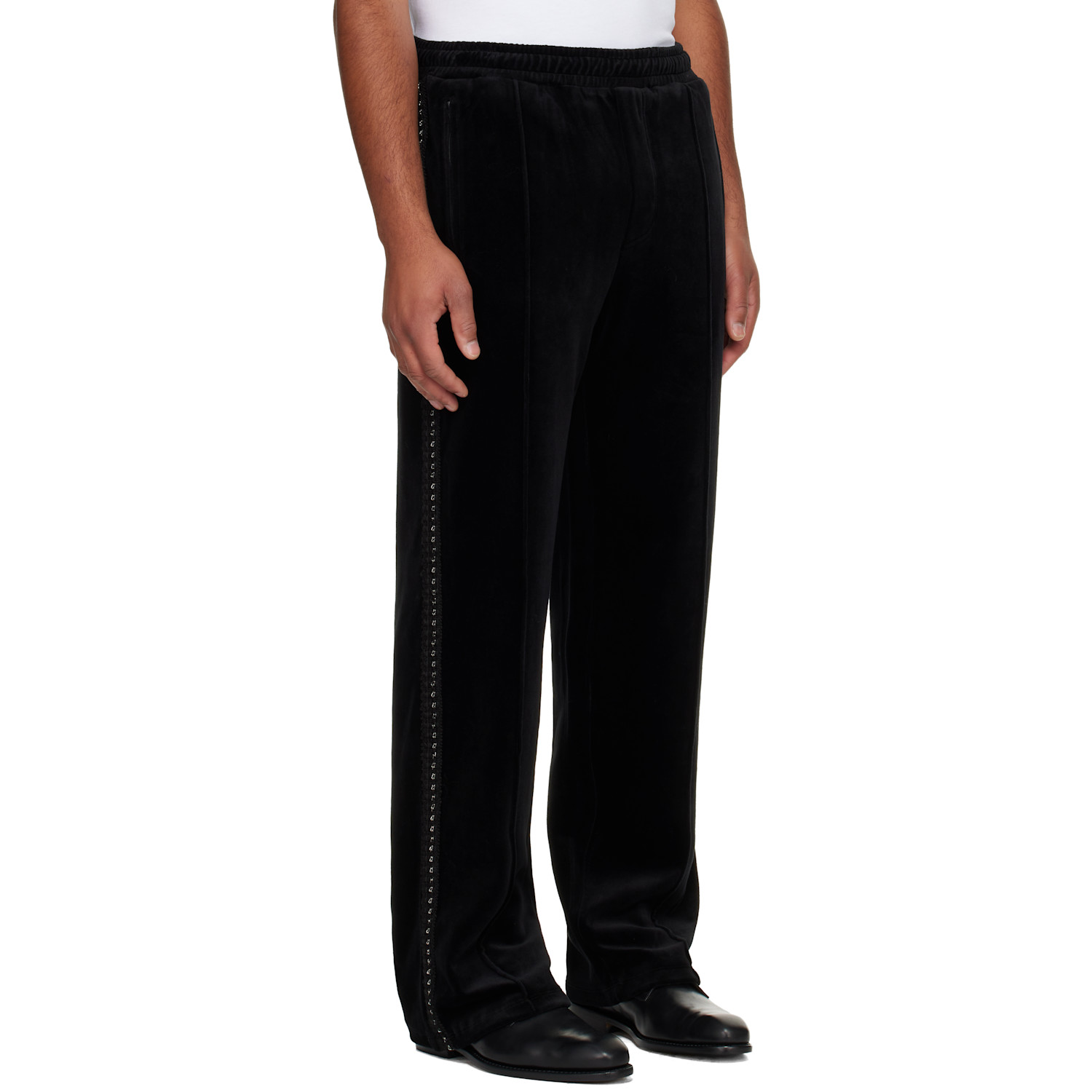  Andersson Bell Black Velvet Track Pants 