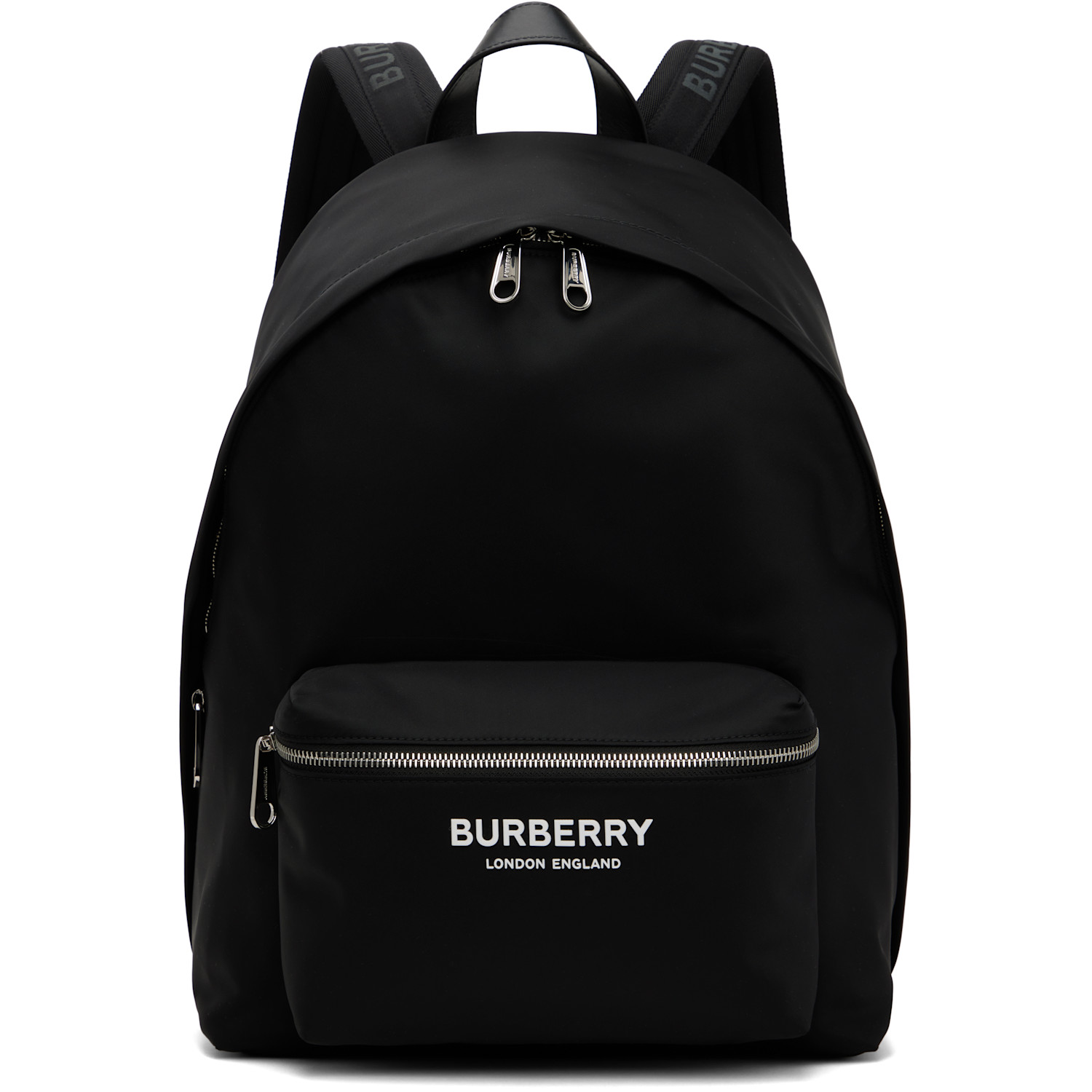Burberry Black Nylon Backpack