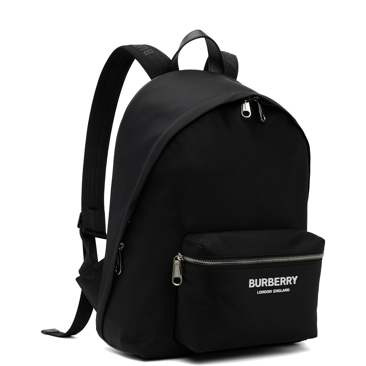  Burberry Black Nylon Backpack 