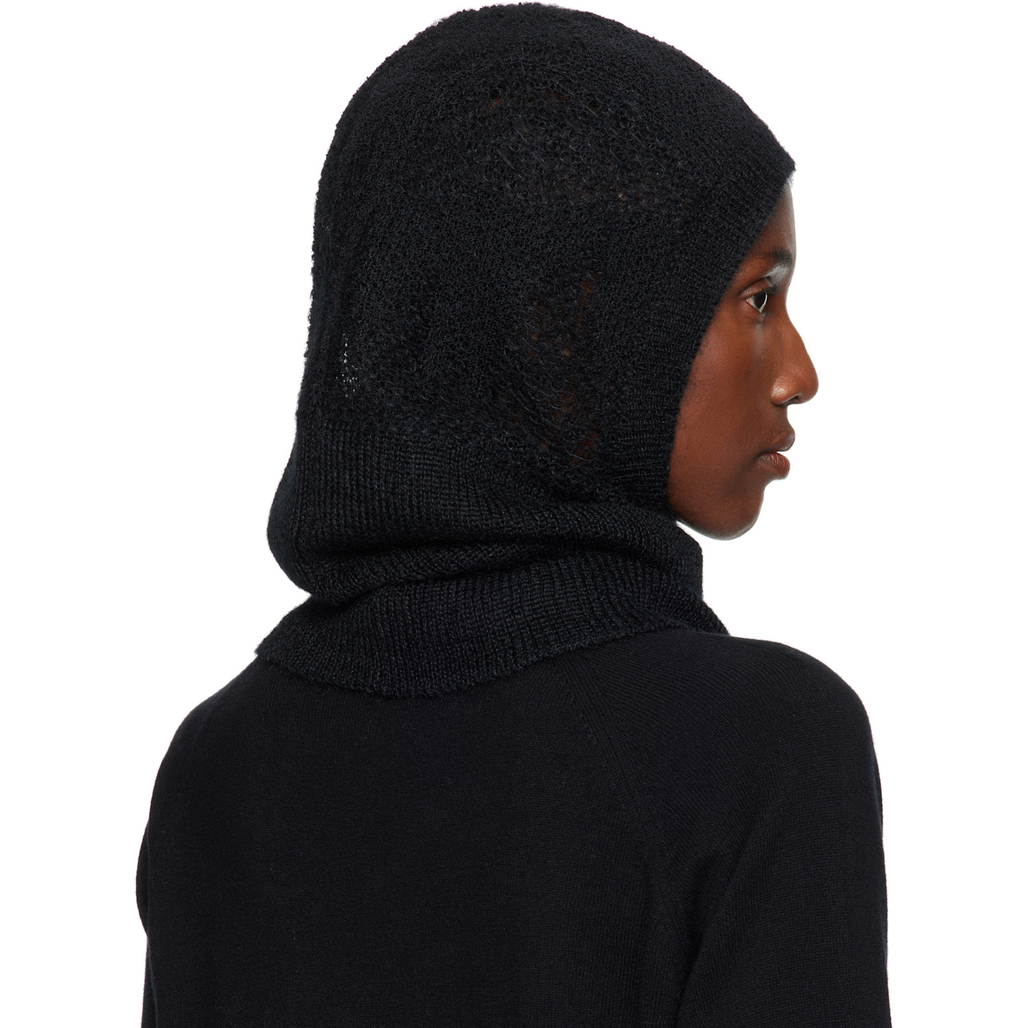  Ann Demeulemeester Black Vali Balaclava 