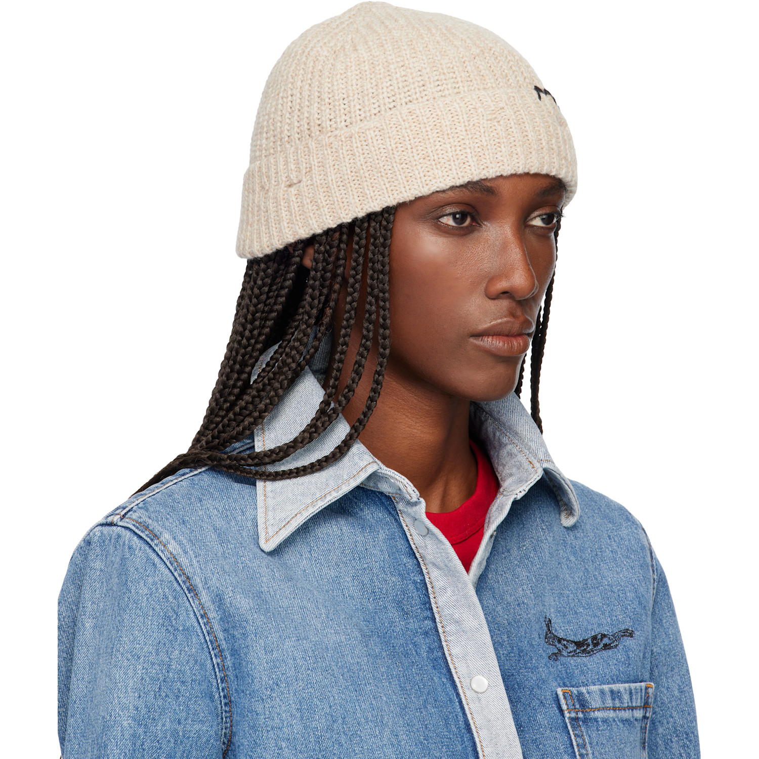  Marni Beige Wool Beanie 