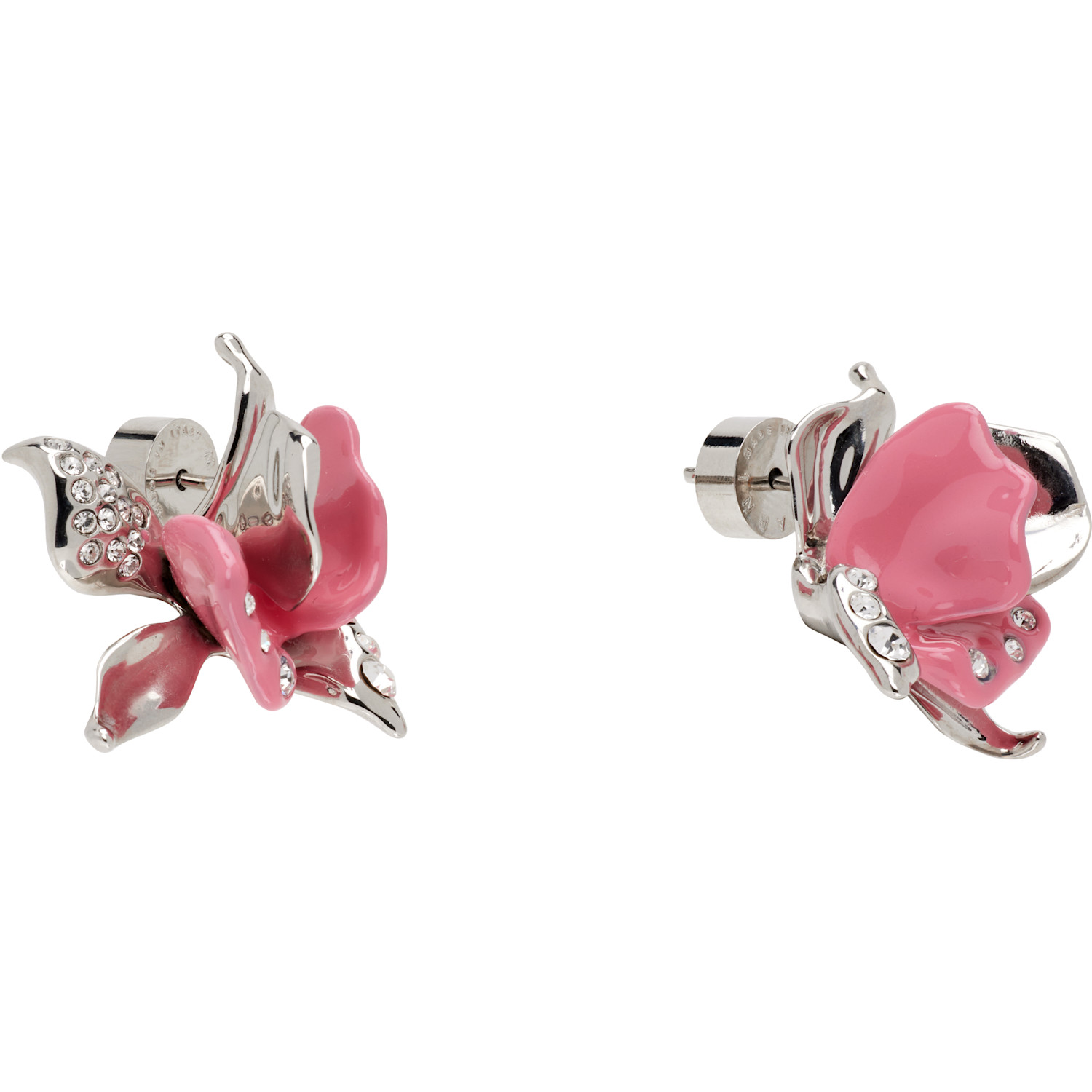  Marni Rhinestone Tulip Earrings 
