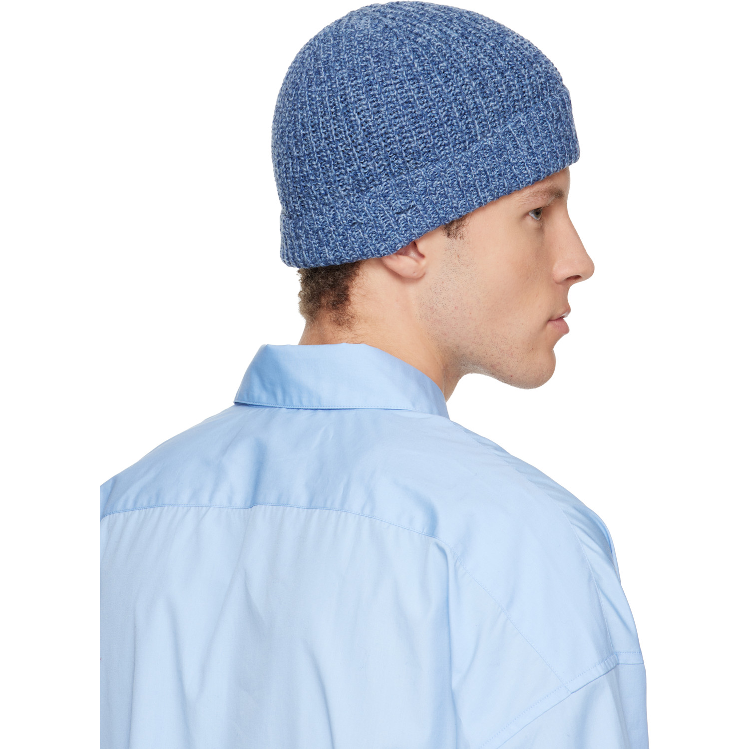  Marni Navy Wool Beanie 