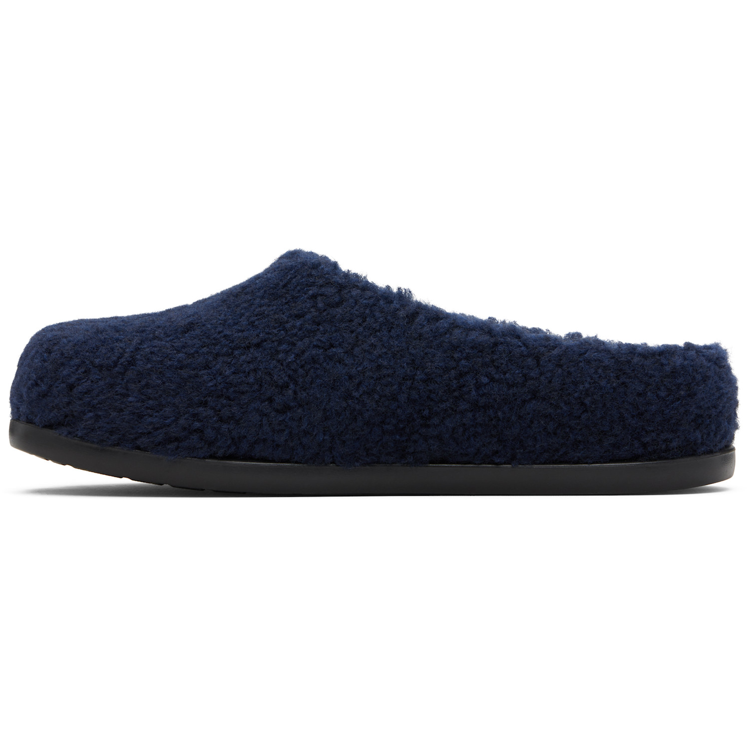  Marni Kids Navy Logo Patch Mules 