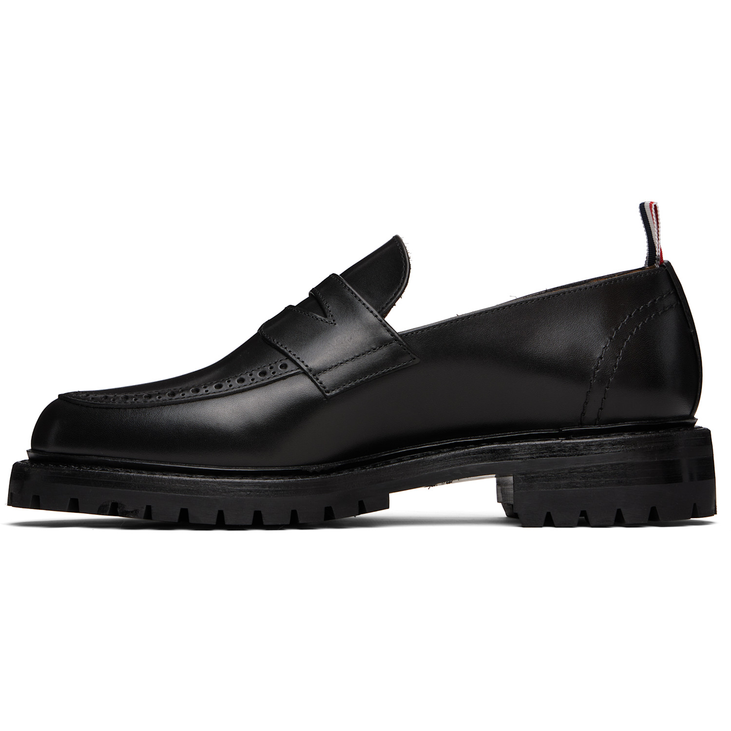  Thom Browne Black Classic Penny Loafers 
