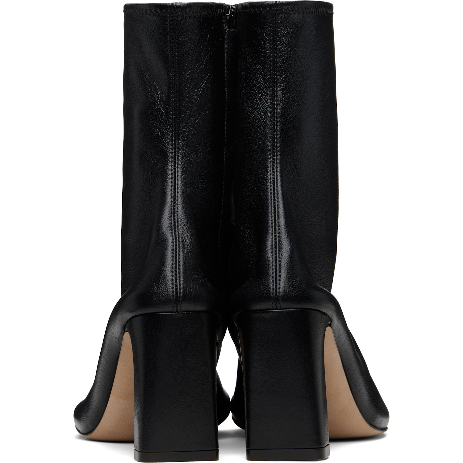  Christen Ssense Exclusive Black Tabi Stretch Boots 