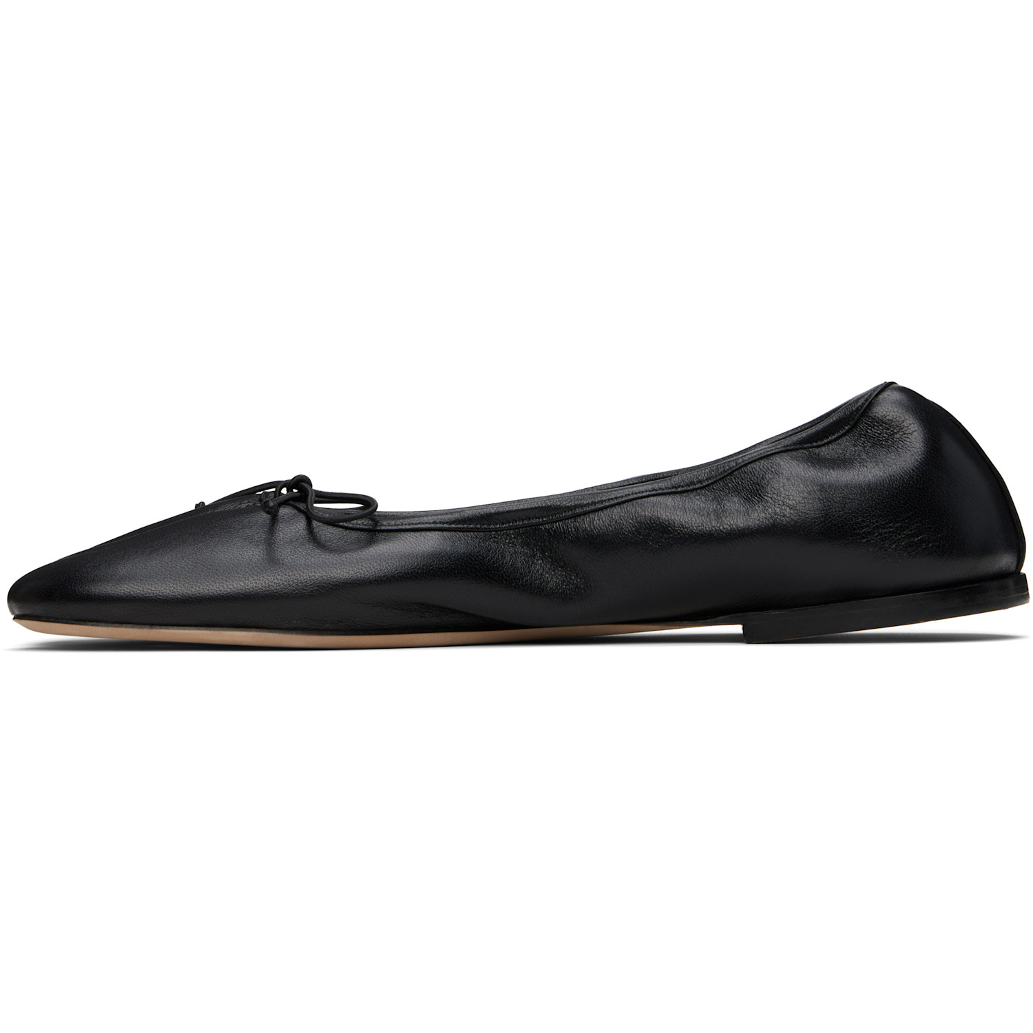  Christen Ssense Exclusive Black Tabi Stretch Ballerina Flats 
