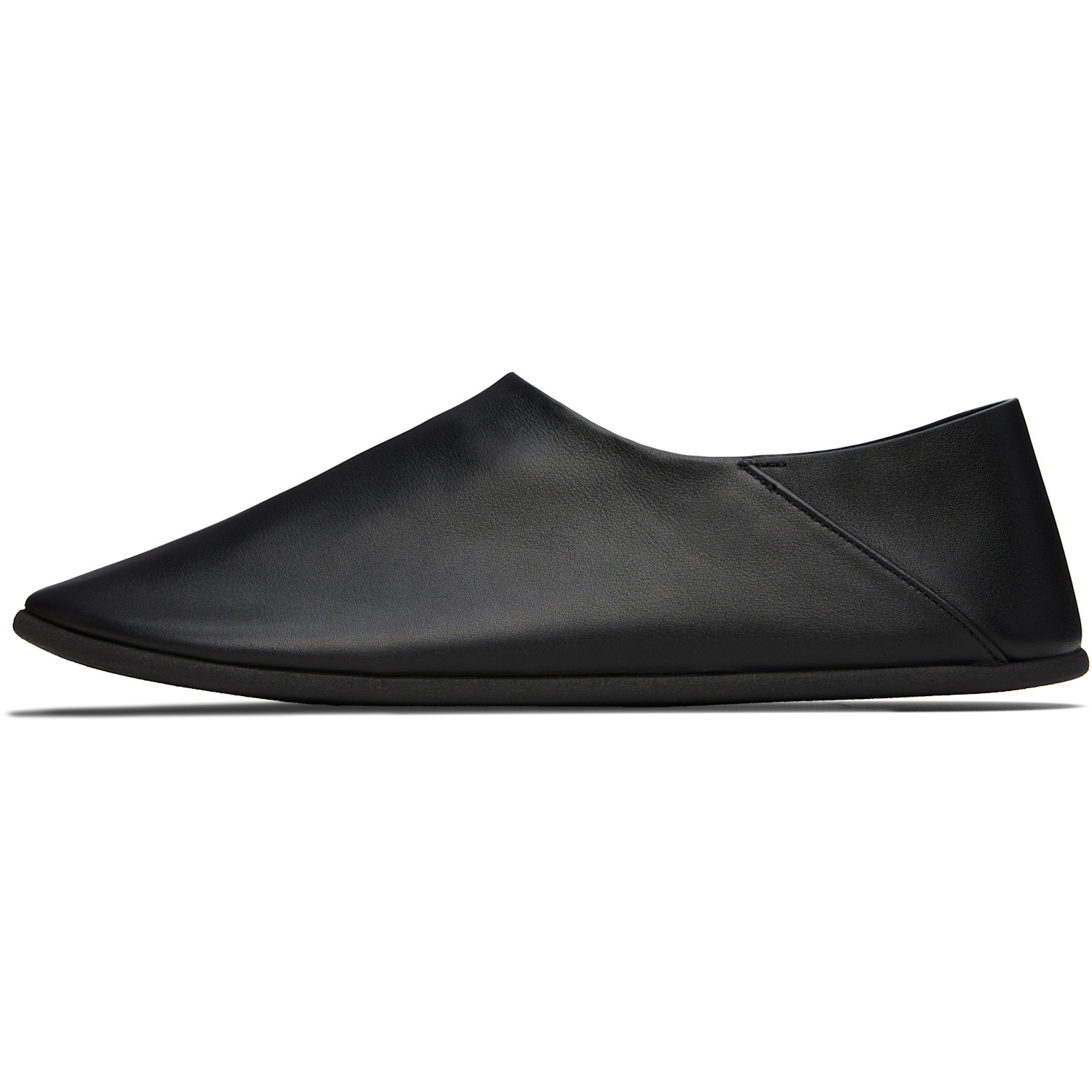  Christen Black Big Bootie Mule Loafers 