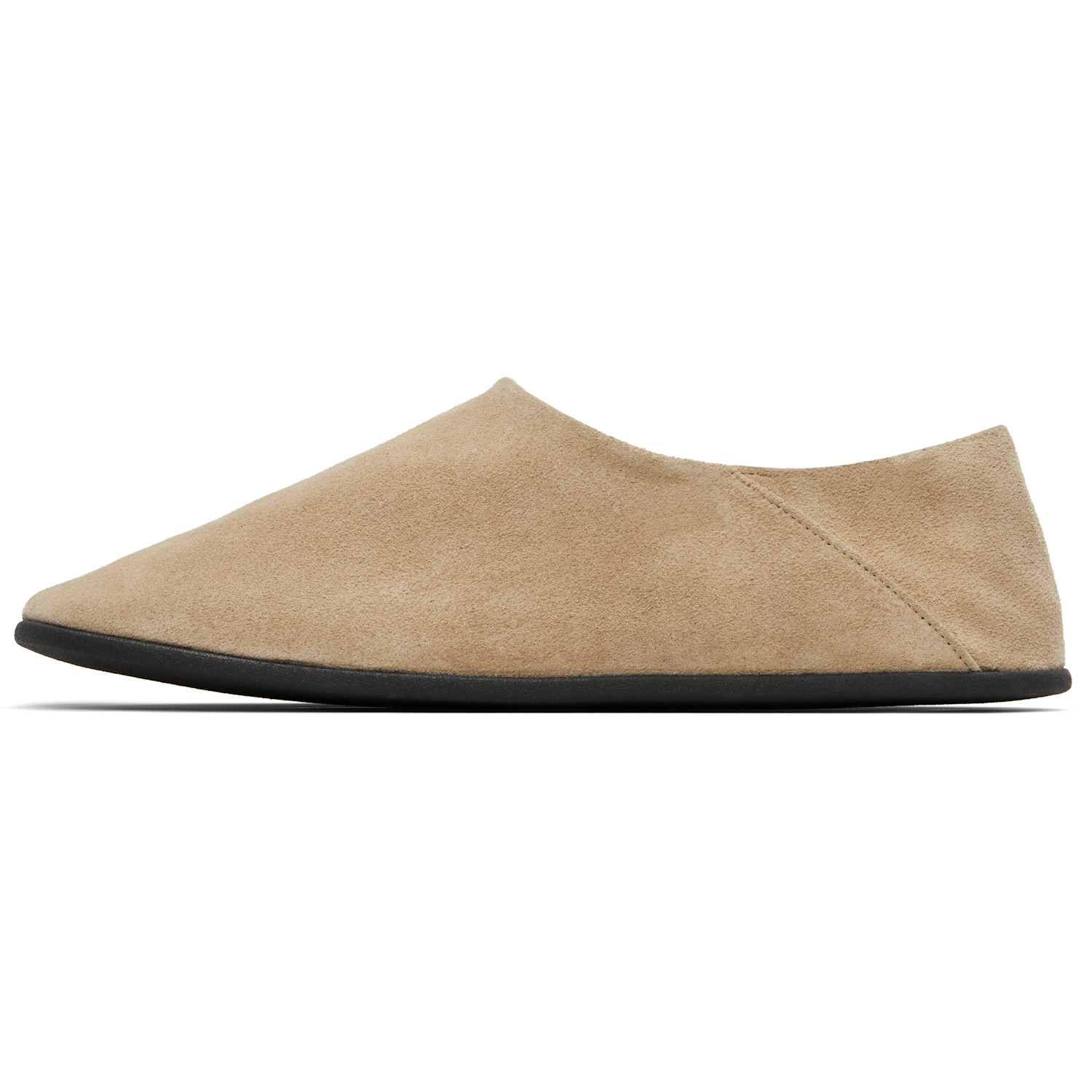  Christen Beige Big Bootie Mule Loafers 