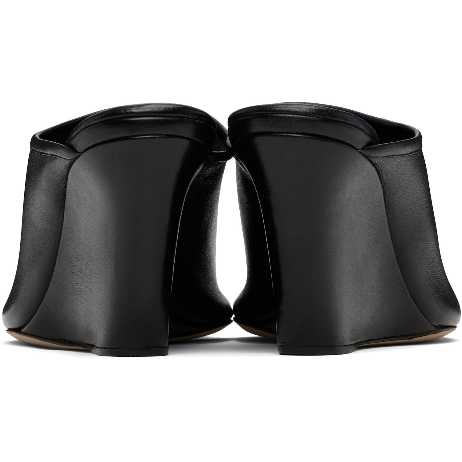  Christen Black 75mm Stretch Mules 