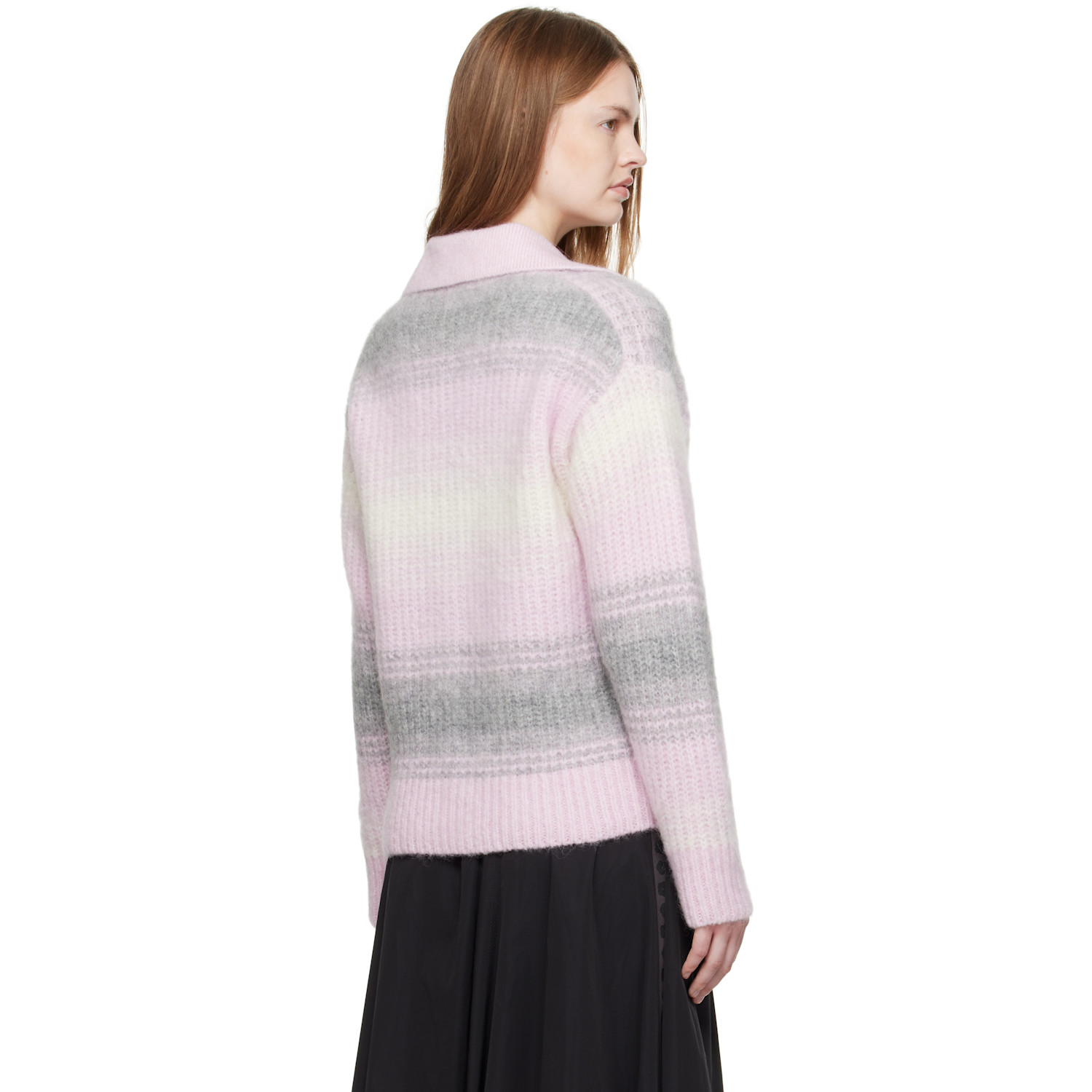  Kenzo Cardigan Rose à Rayures Speed 