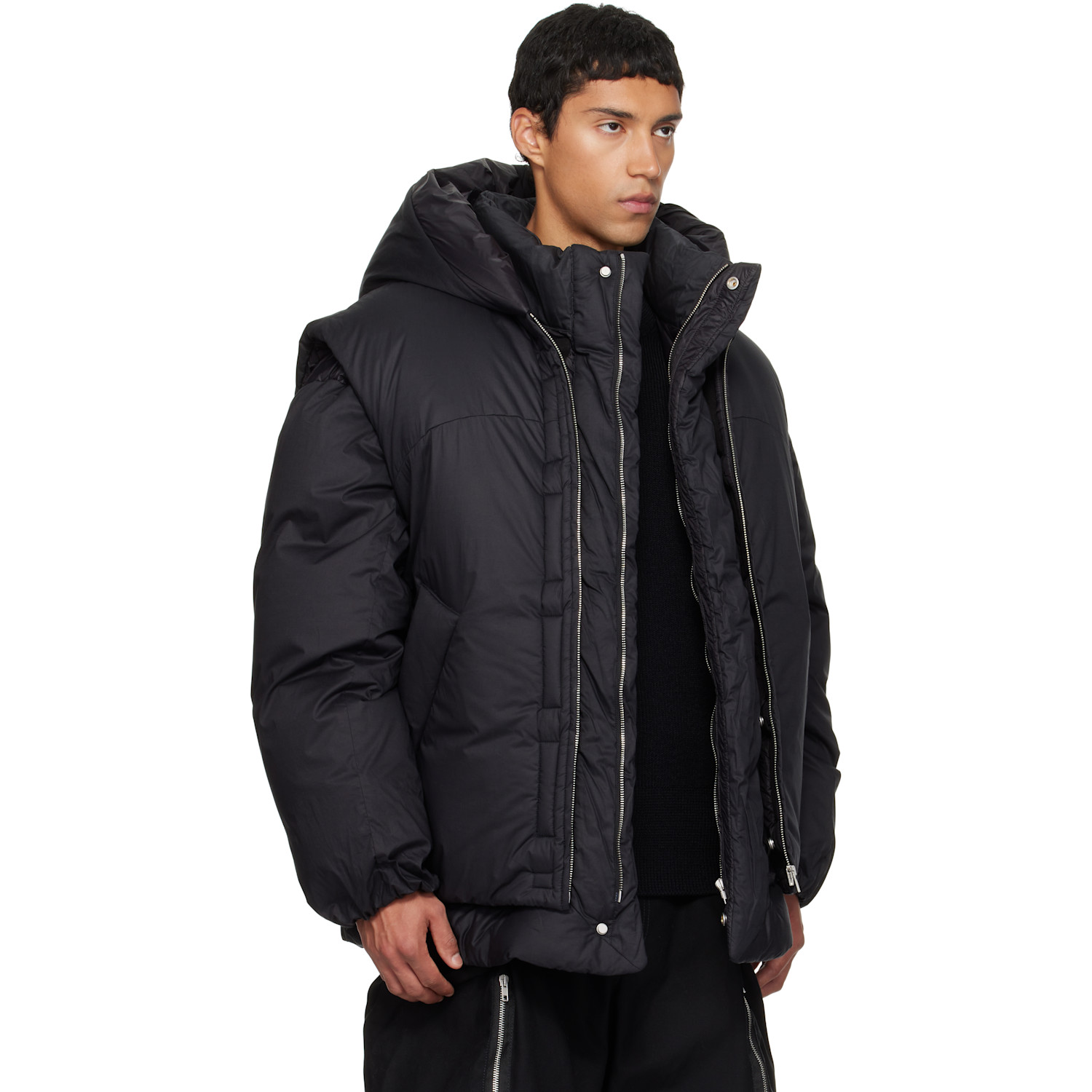  Mordecai Black Double Layered Down Jacket 