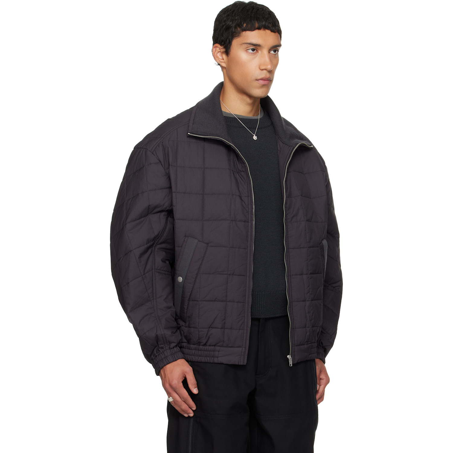  Mordecai Black Barakuda Quilted Jacket 