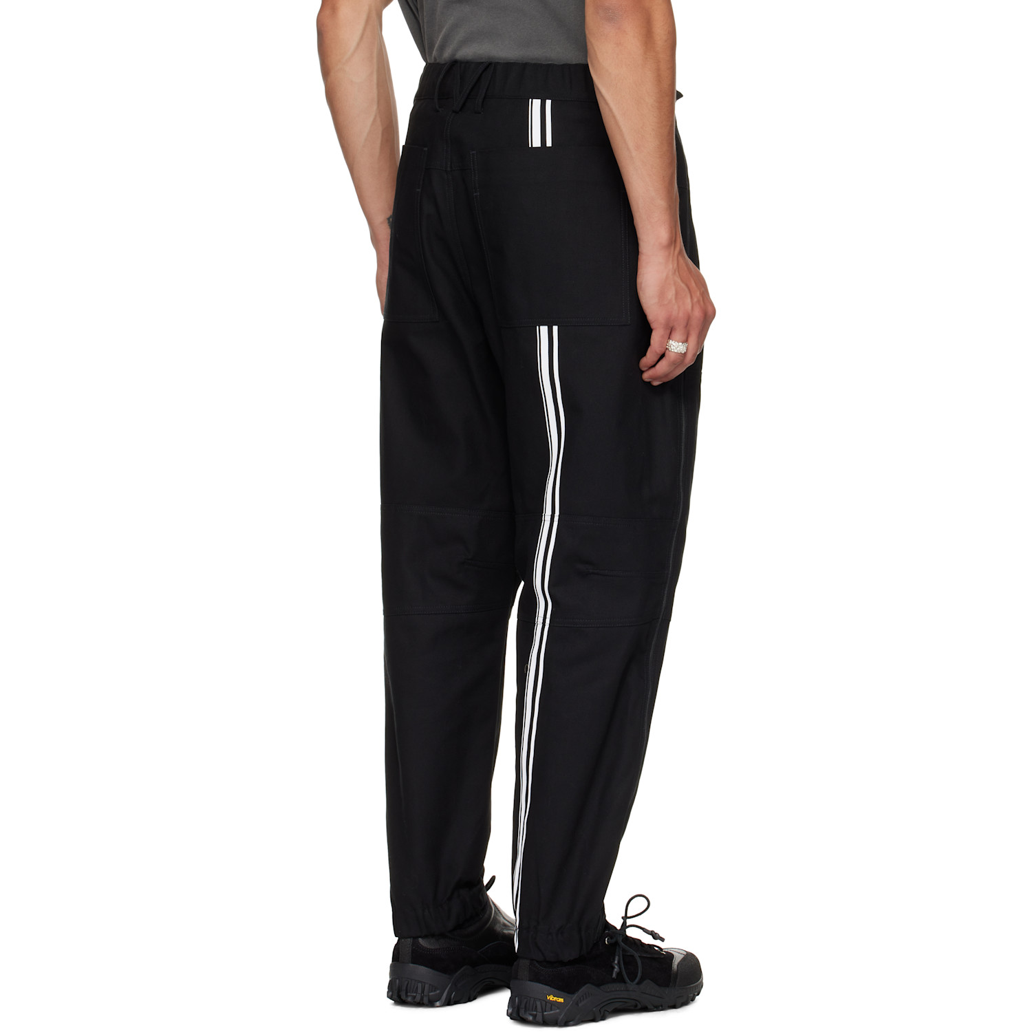  Mordecai Black Zipper Trousers 