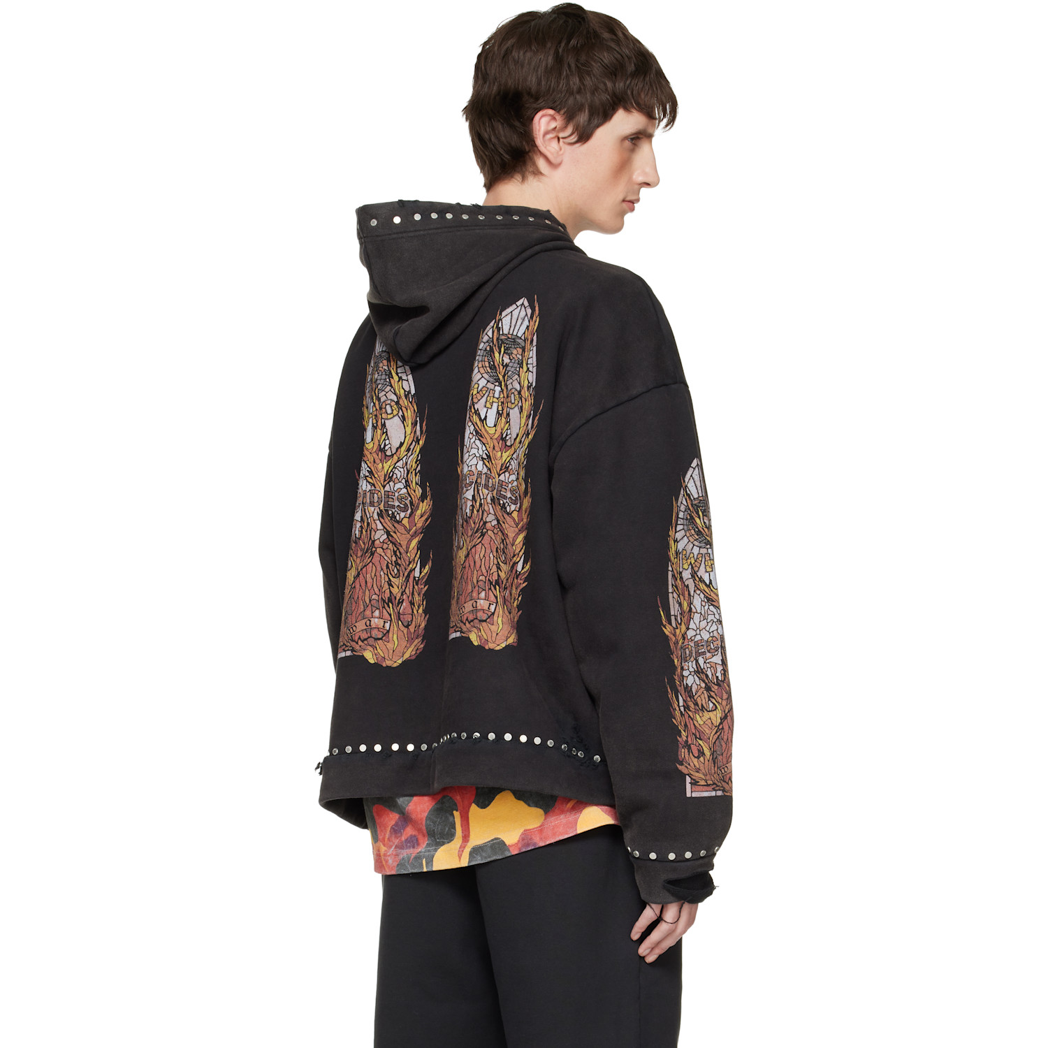  Who Decides War Black Hardware Hoodie 