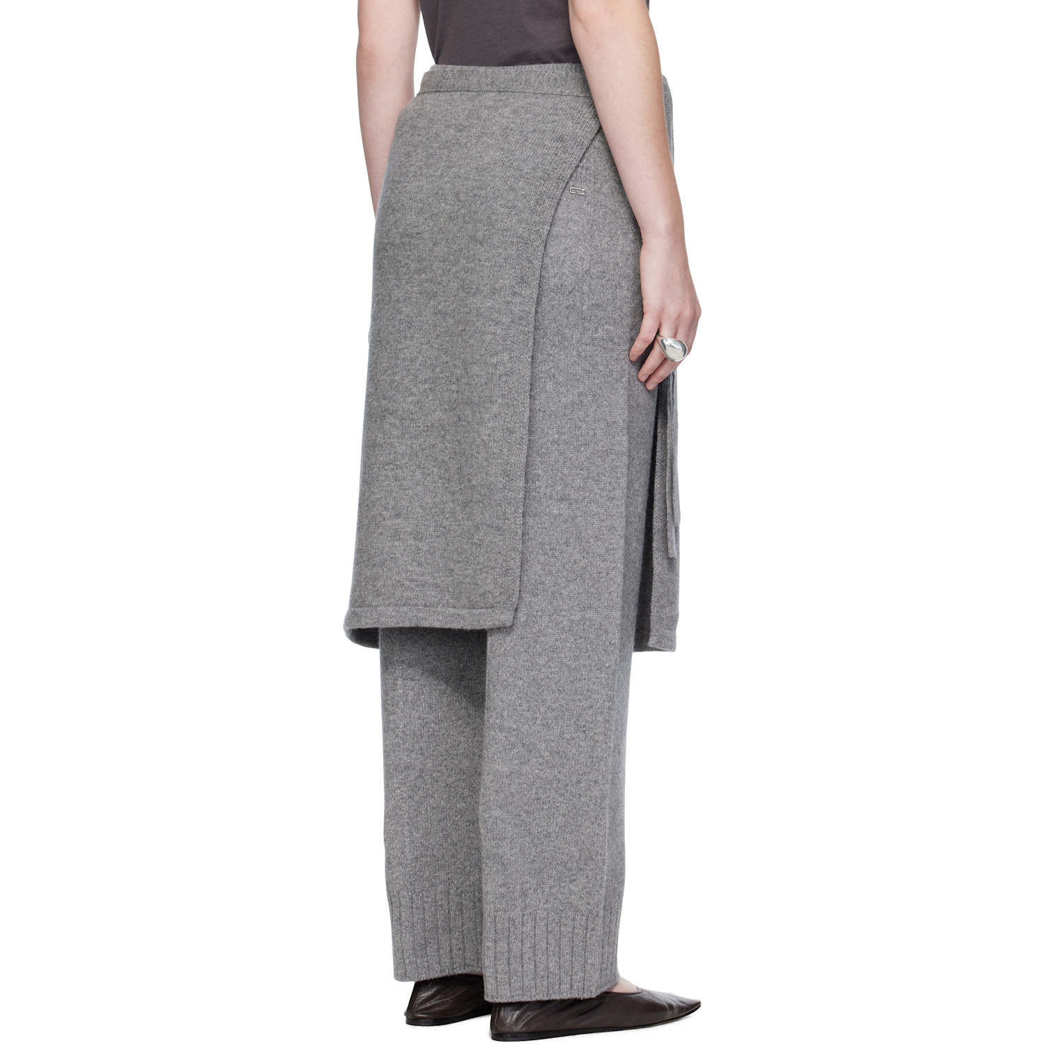 Umarmung Gray Wholegarment Wrap Skirt Lounge Pants 