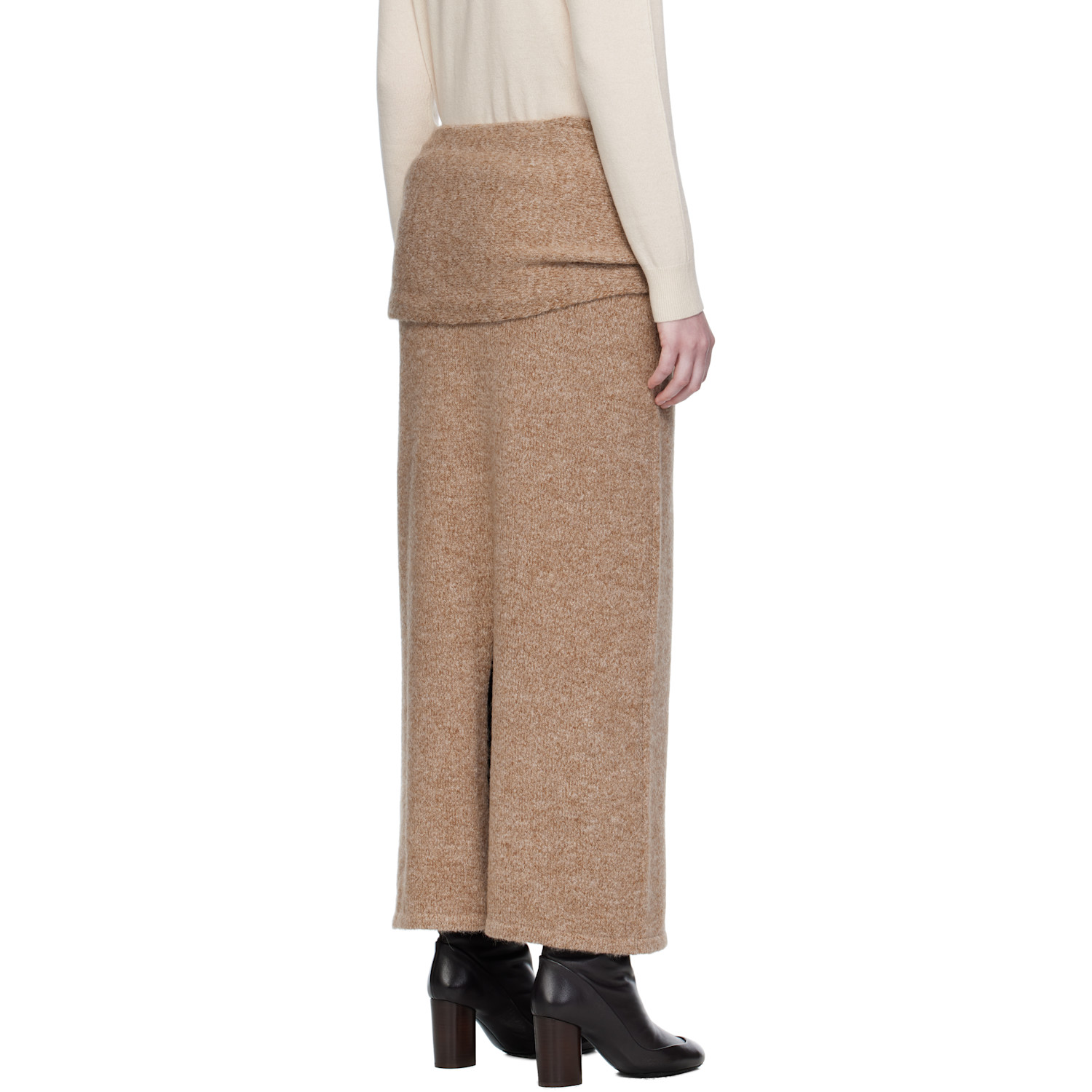  Umarmung Taupe Baby Alpaca Maxi Scarf & Skirt 
