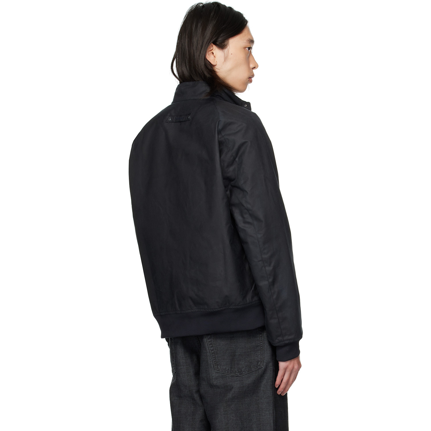  Barbour Navy Modern Royston Waxed Jacket 