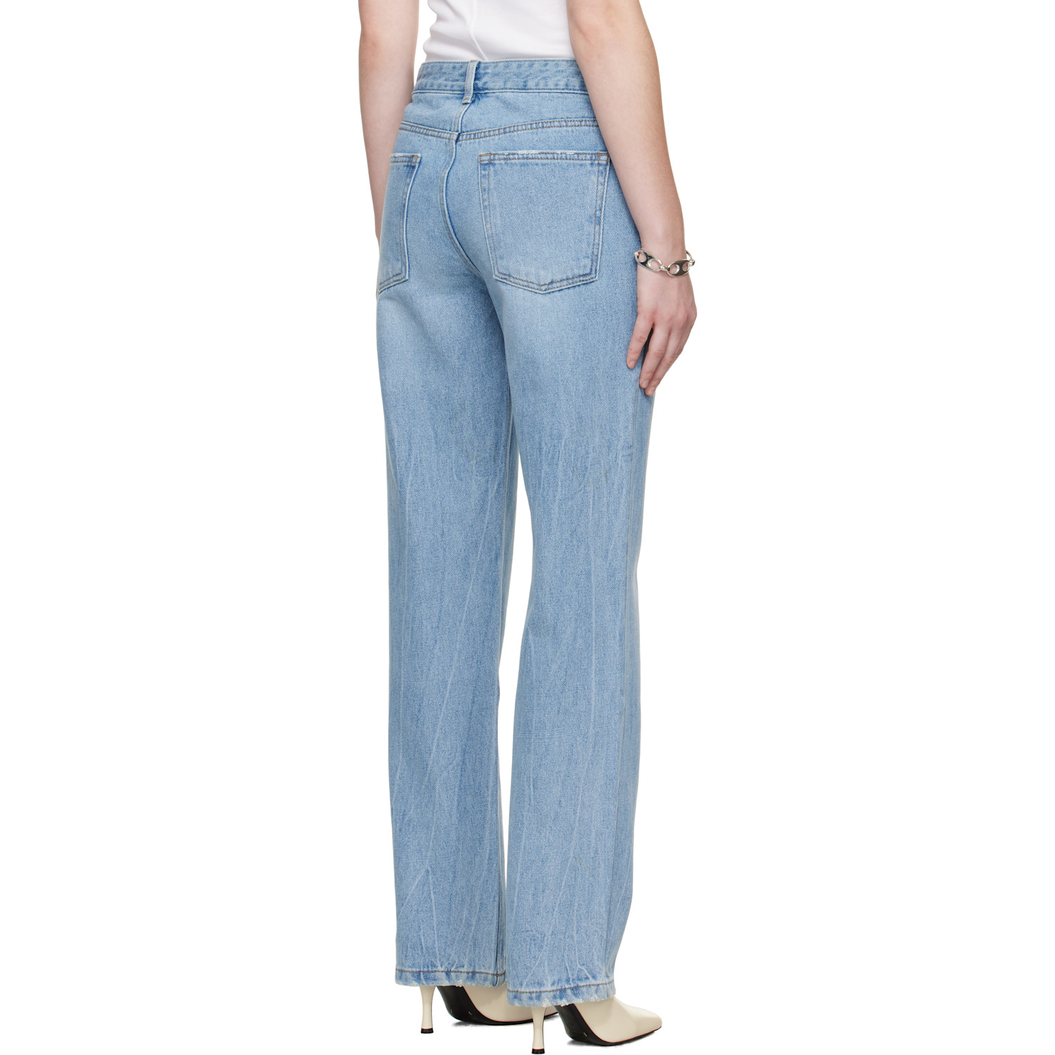  R2w Blue Hatty Tapered Jeans 