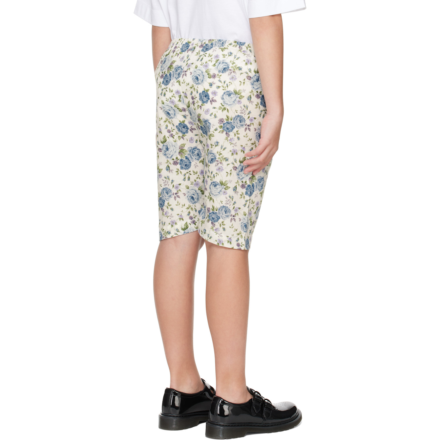  Broken Telephone Ssense Exclusive Kids Blue & Off-white Shortys Shorts 